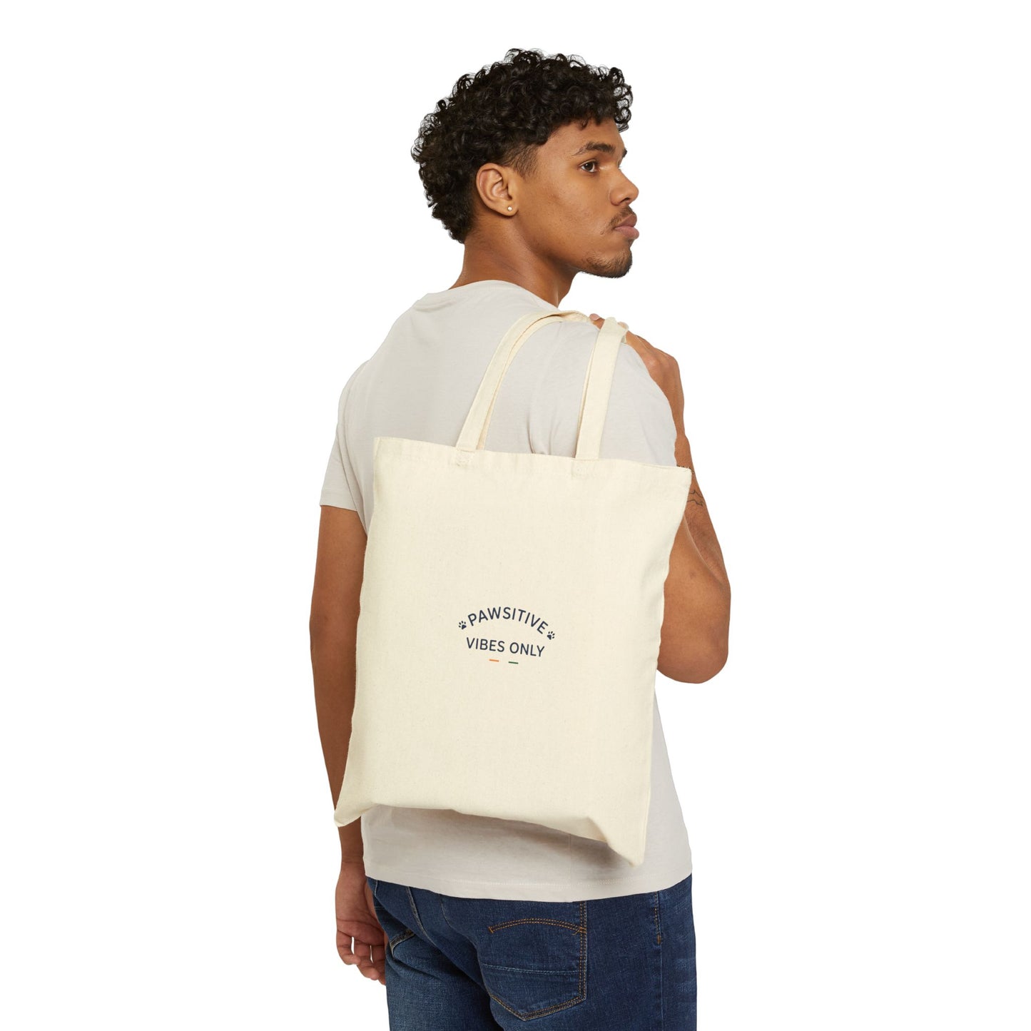 Pawsitive Vibes Only Tote Bag