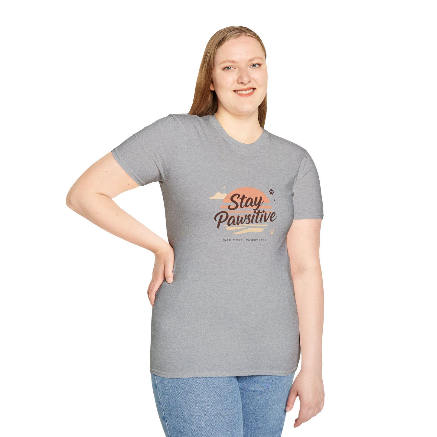 Stay Pawsitive Premium Tee