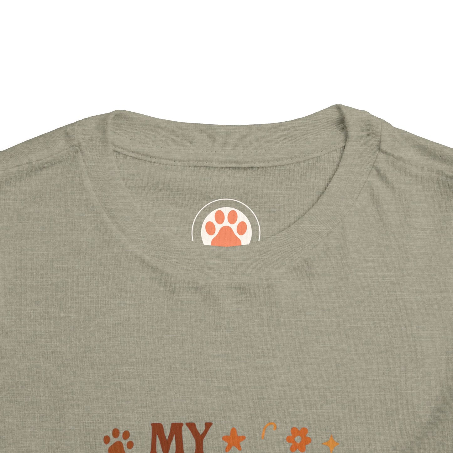 Toddler Tee — "My Therapist Has Four Legs" / "Adopt Love Repeat" Puppy Rescue Shirt