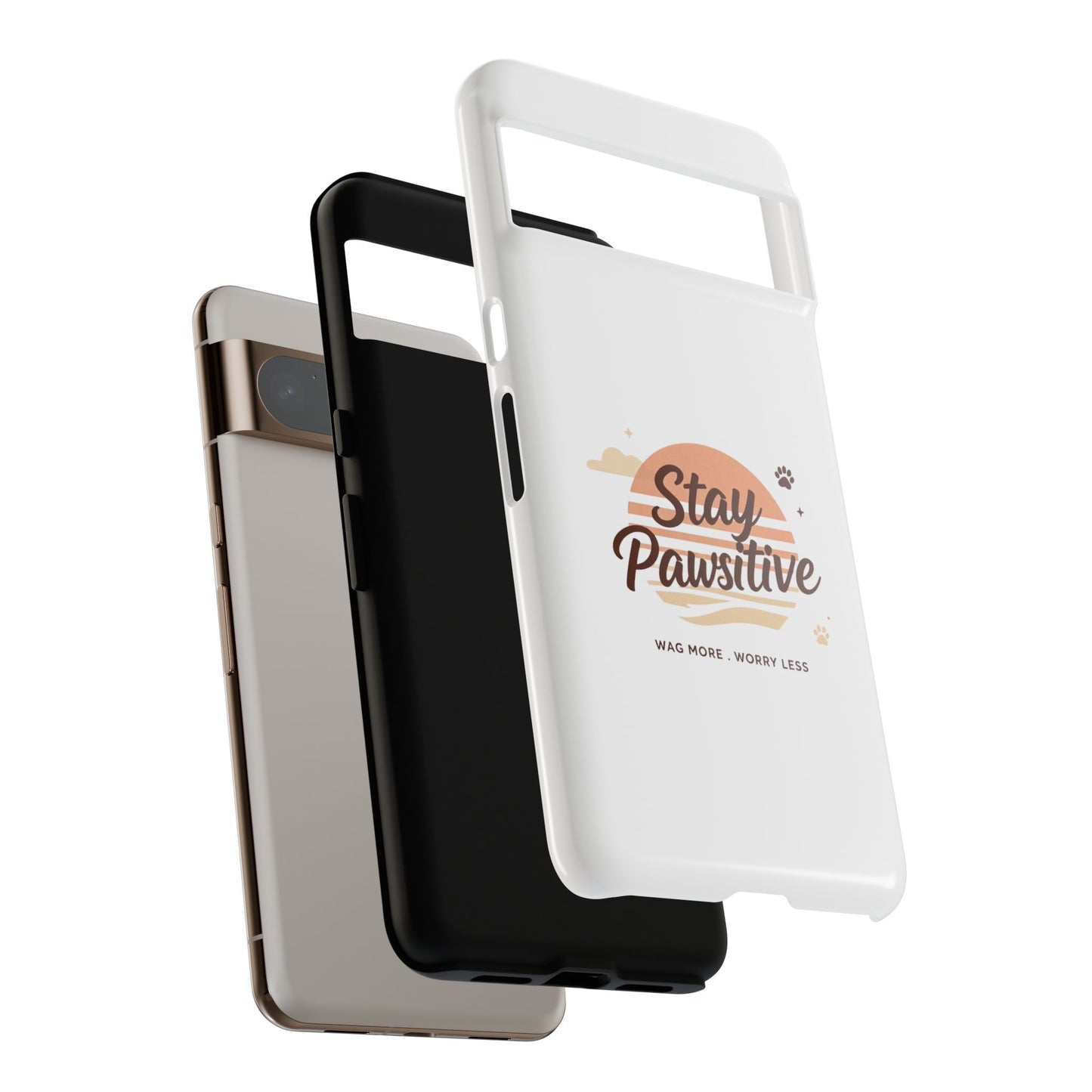 Stay Pawsitive Phone Case
