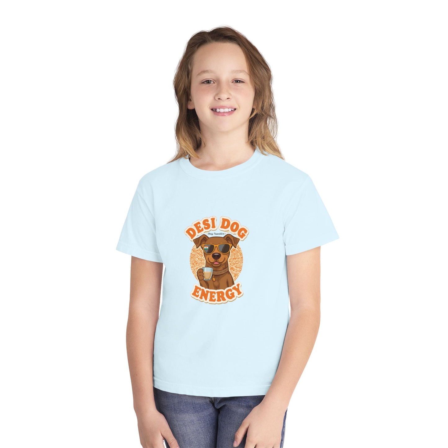 Pawsitive Vibes Youth Dog Tee