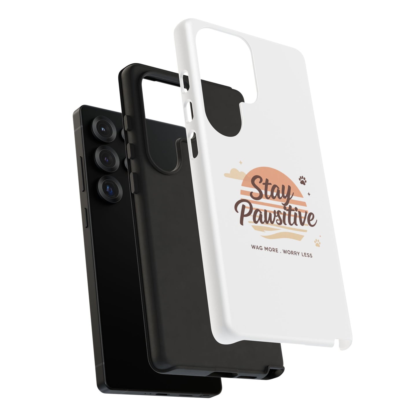 Stay Pawsitive Phone Case