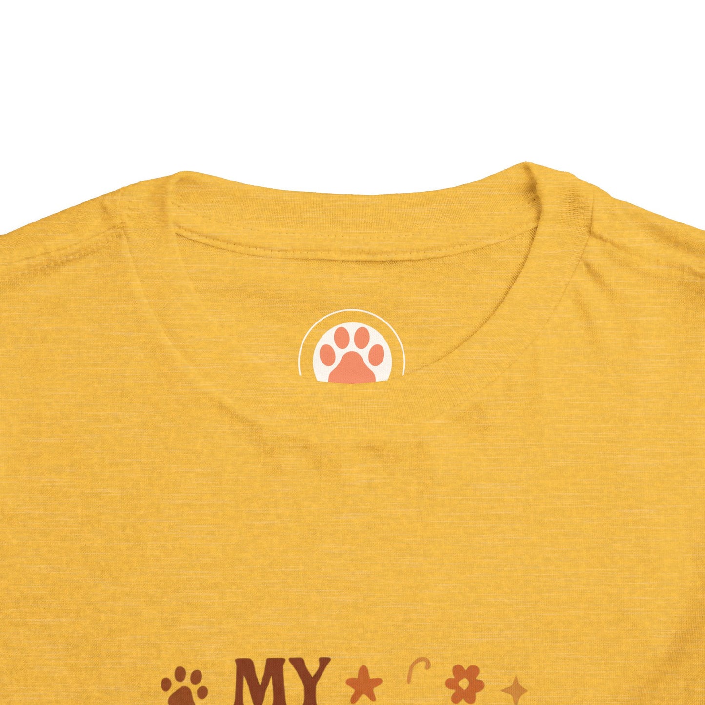 Toddler Tee — "My Therapist Has Four Legs" / "Adopt Love Repeat" Puppy Rescue Shirt