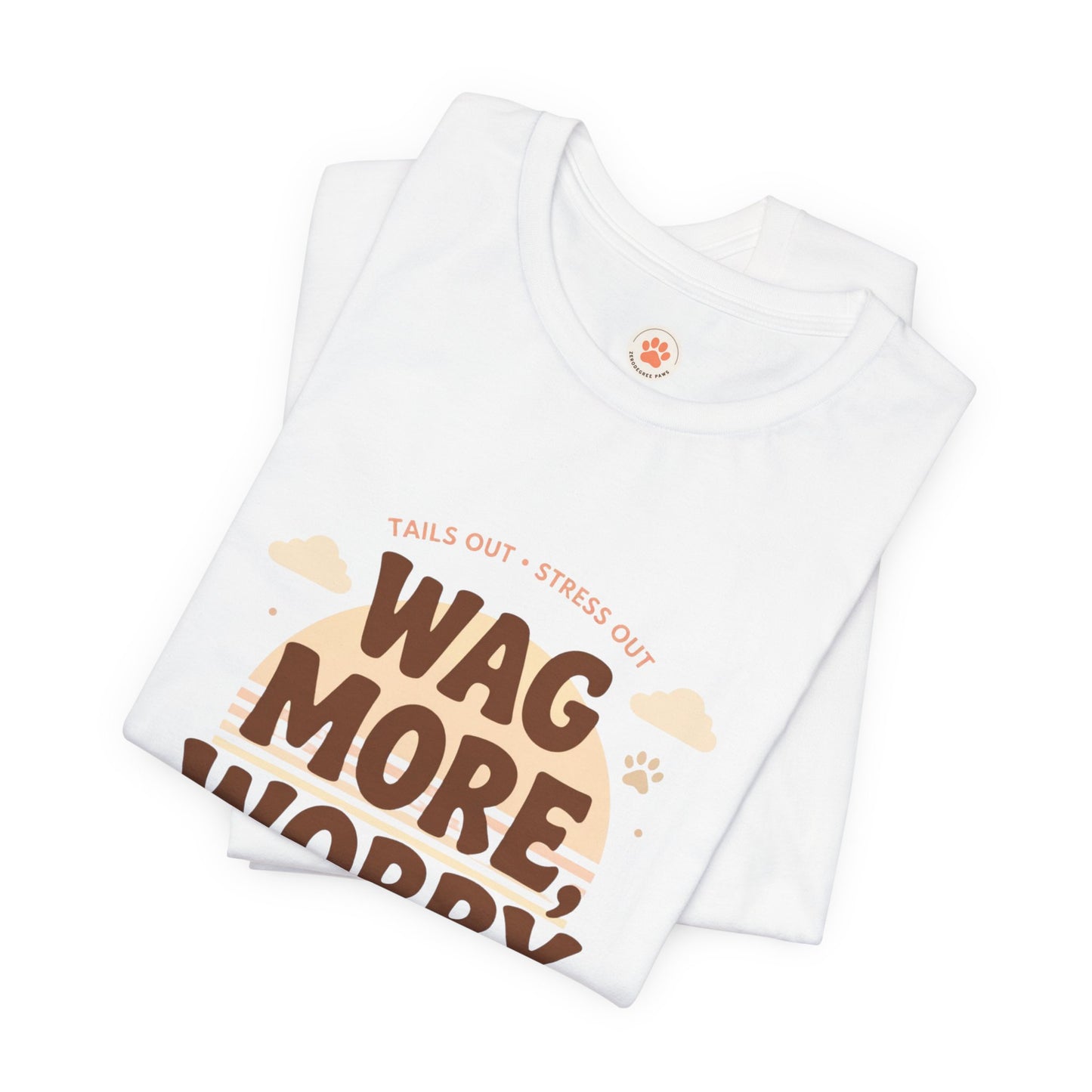 Stay Pawsitive Unisex Dog Lover Tee – Cute Graphic Shirt
