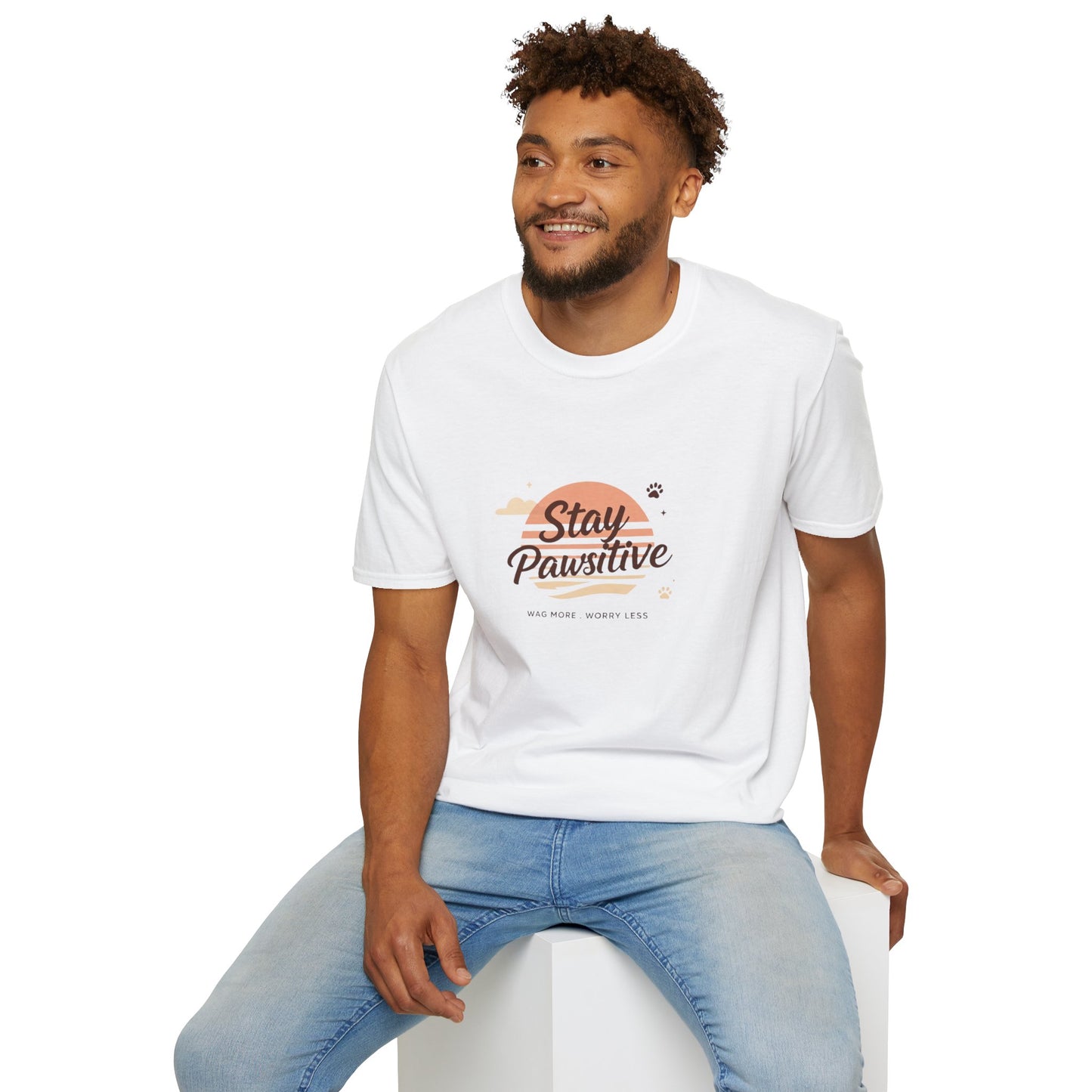 Stay Pawsitive Premium Tee