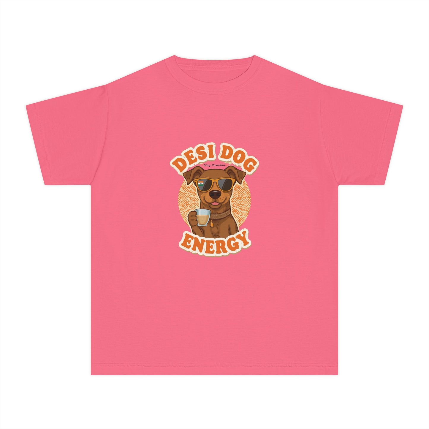 Pawsitive Vibes Youth Dog Tee