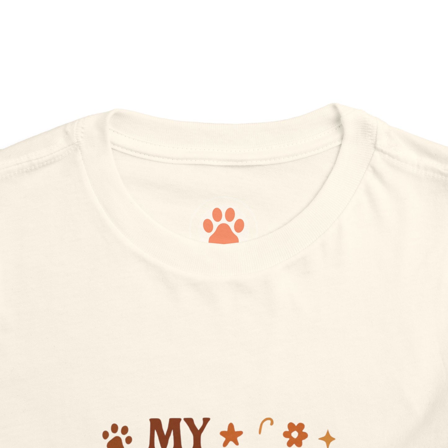 Toddler Tee — "My Therapist Has Four Legs" / "Adopt Love Repeat" Puppy Rescue Shirt