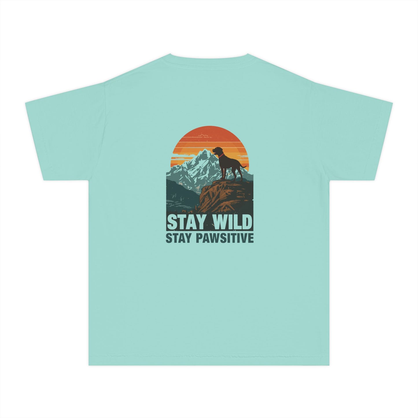 Pawsitive Vibes Youth Dog Tee