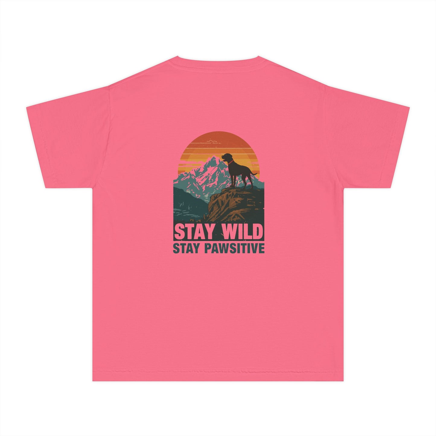 Pawsitive Vibes Youth Dog Tee