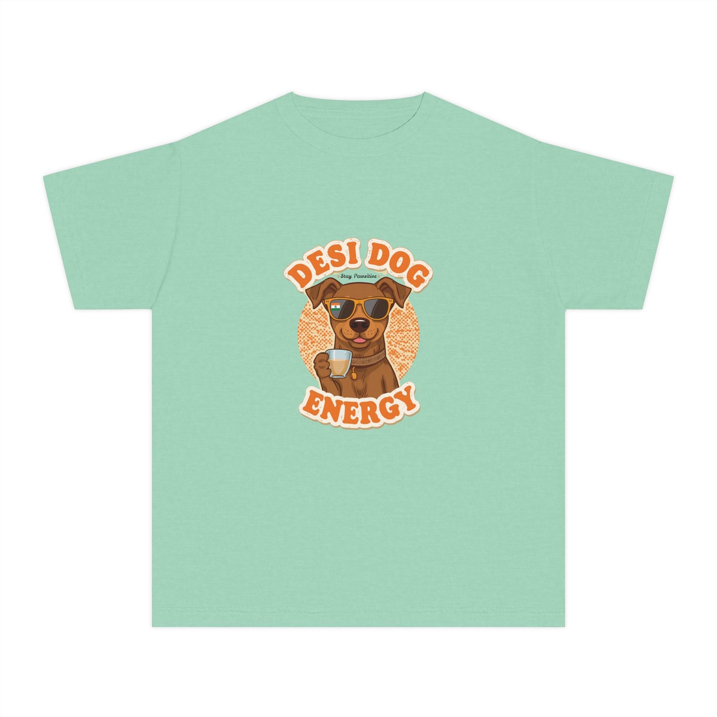 Pawsitive Vibes Youth Dog Tee
