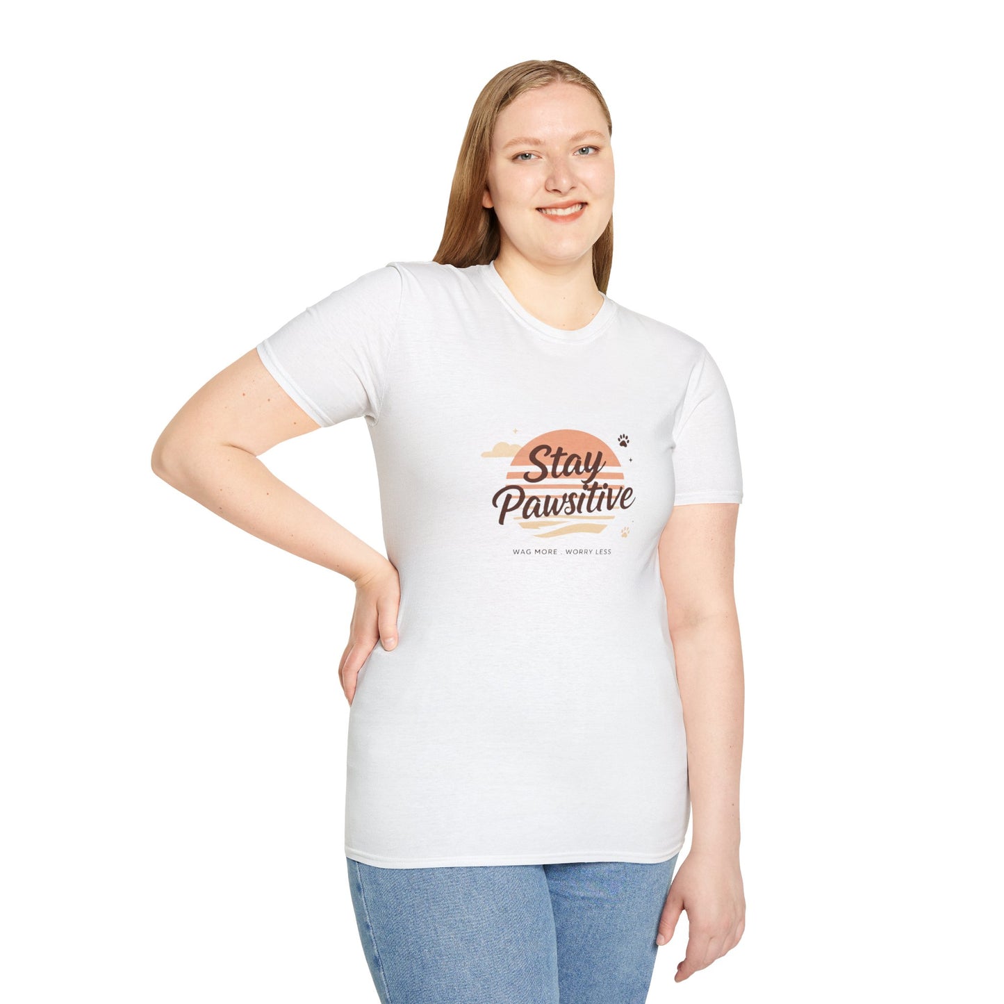 Stay Pawsitive Premium Tee