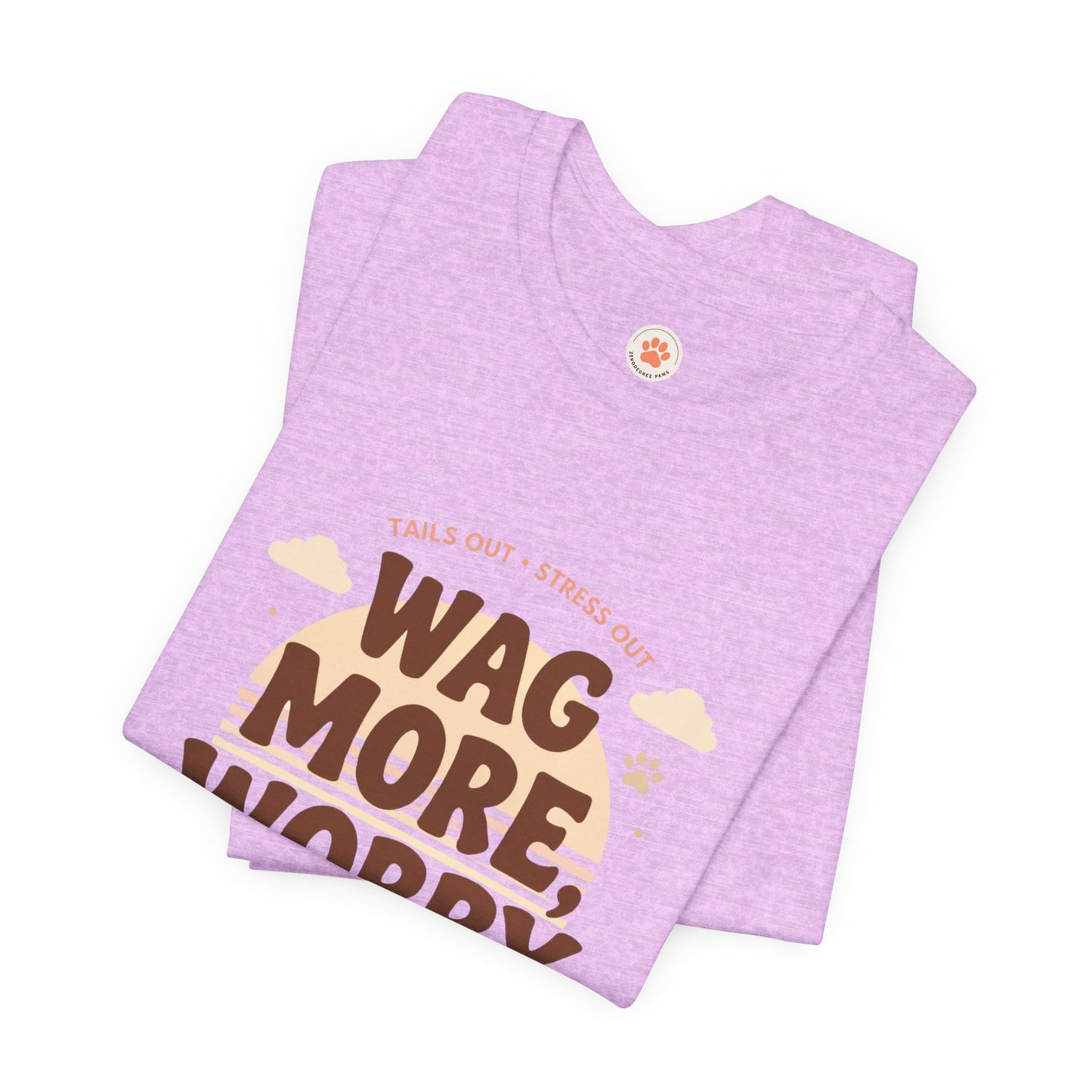 Stay Pawsitive Unisex Dog Lover Tee – Cute Graphic Shirt