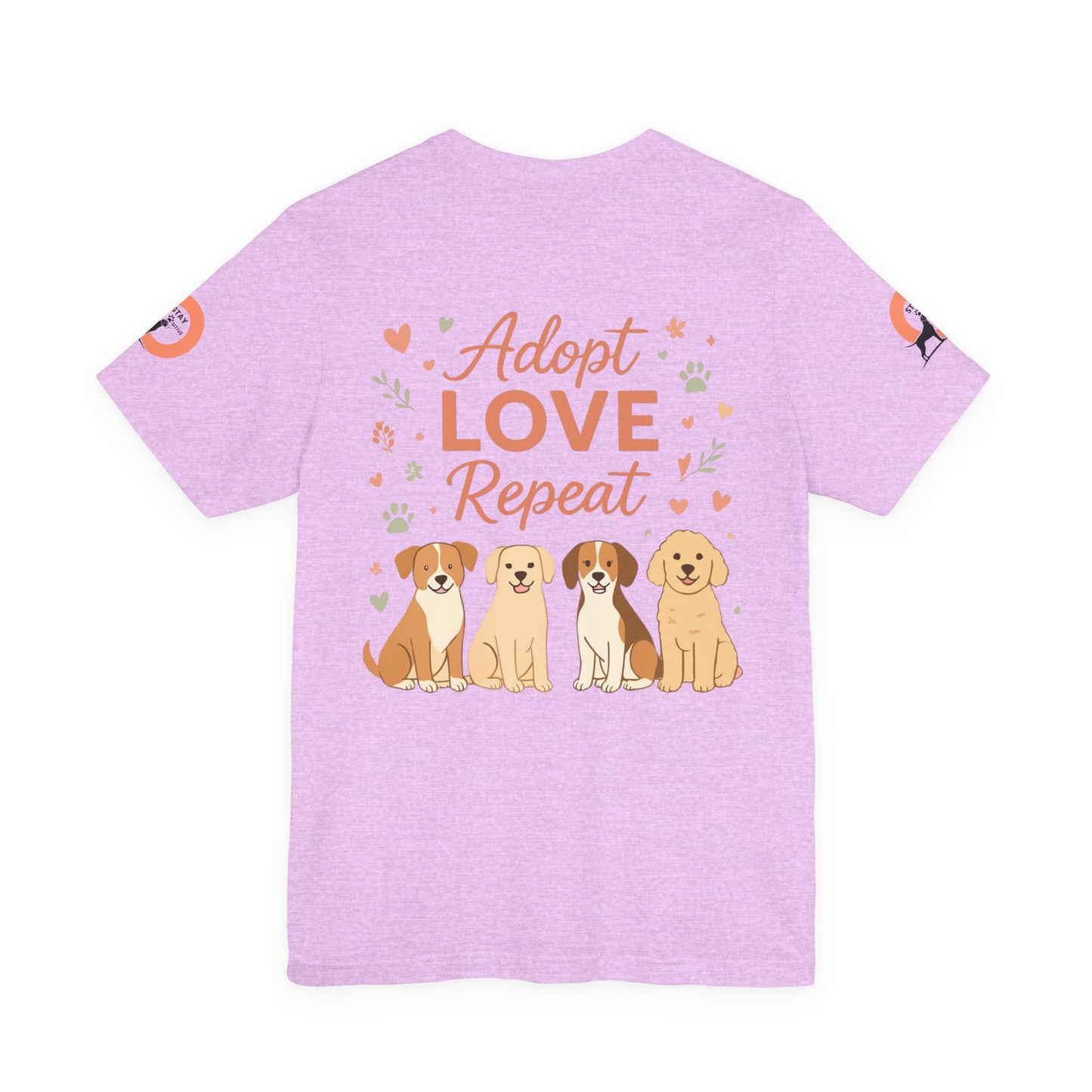 My Therapist Has Four Legs Tee — Adopt Love Repeat Dog Lover T-Shirt