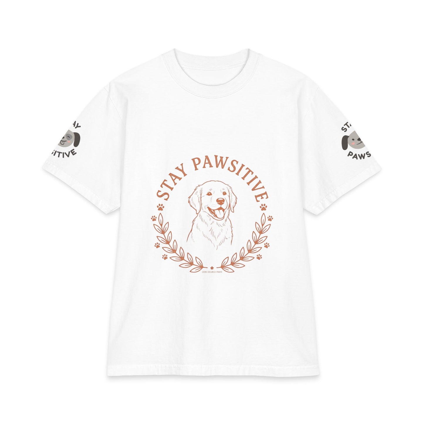 Stay Pawsitive Dog T-Shirt — "Home Is Where My Dog Is" Cozy Pet Lover Tee