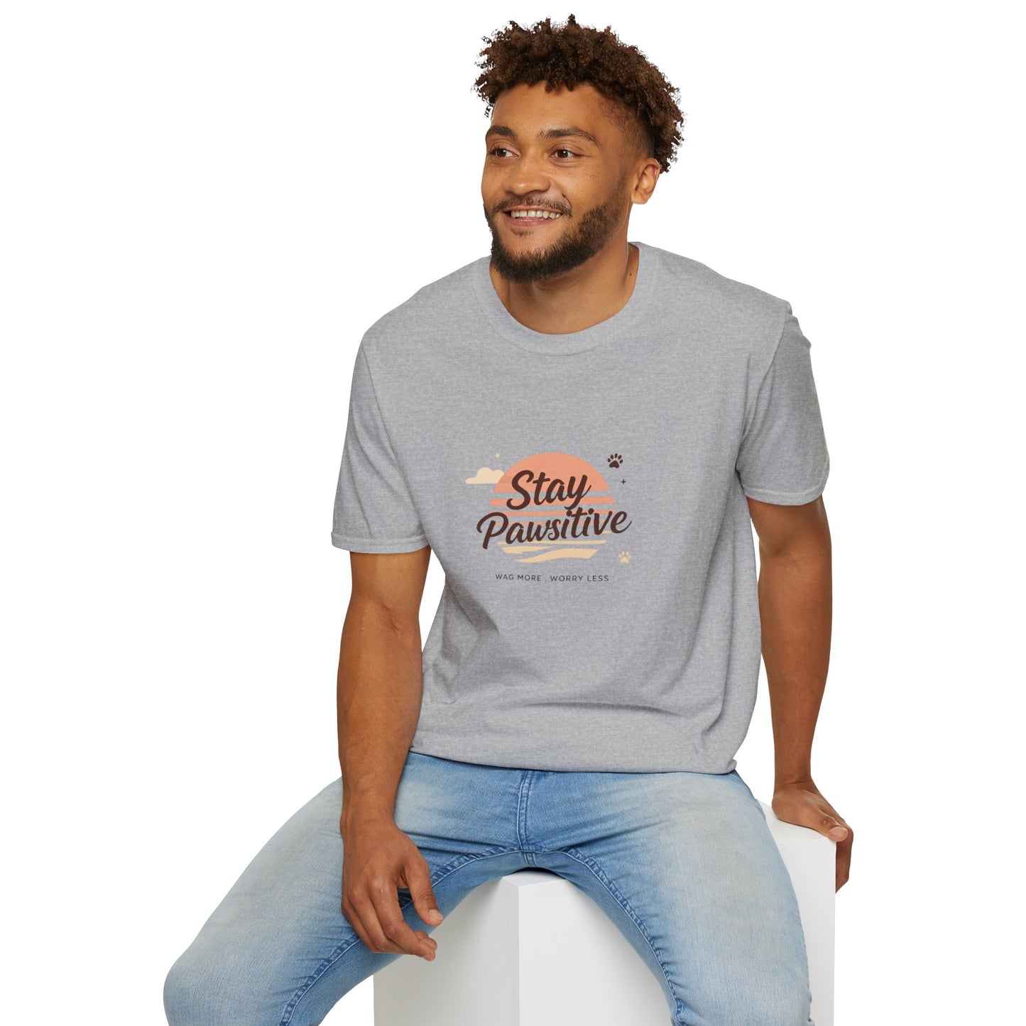 Stay Pawsitive Premium Tee