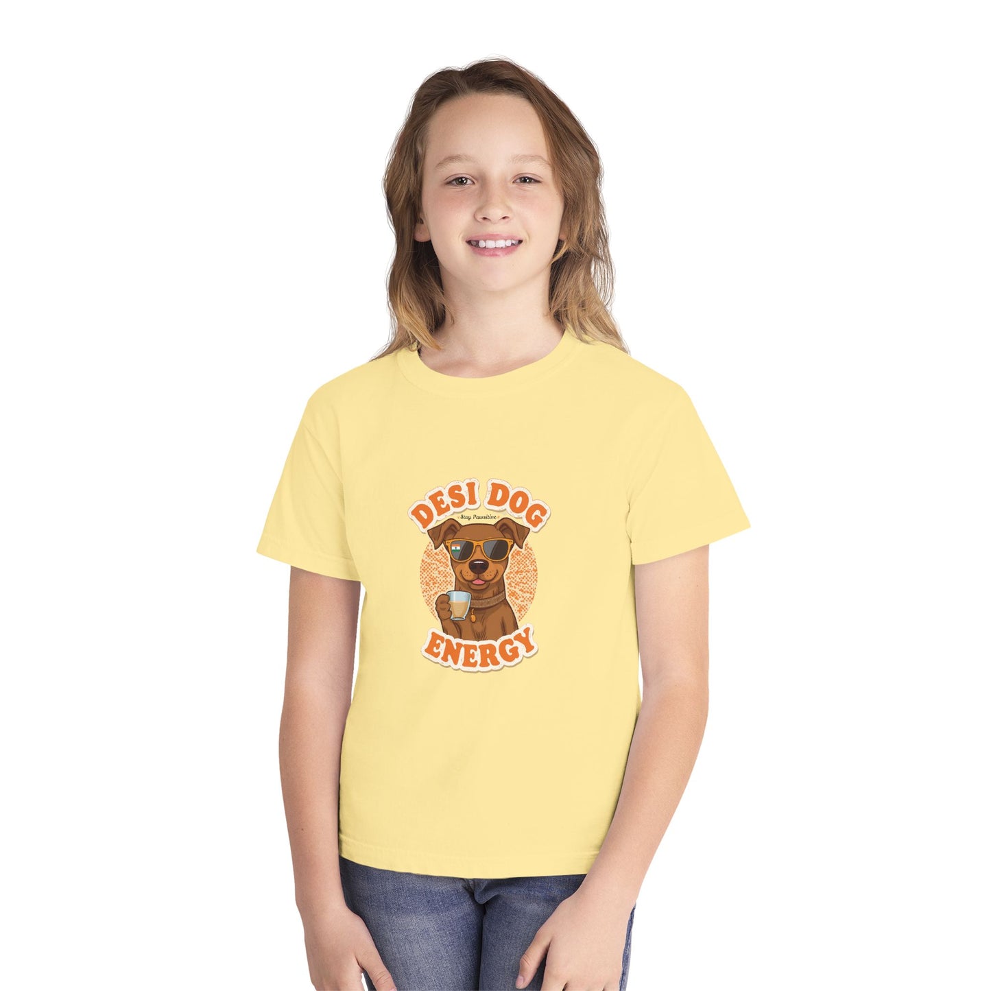 Pawsitive Vibes Youth Dog Tee
