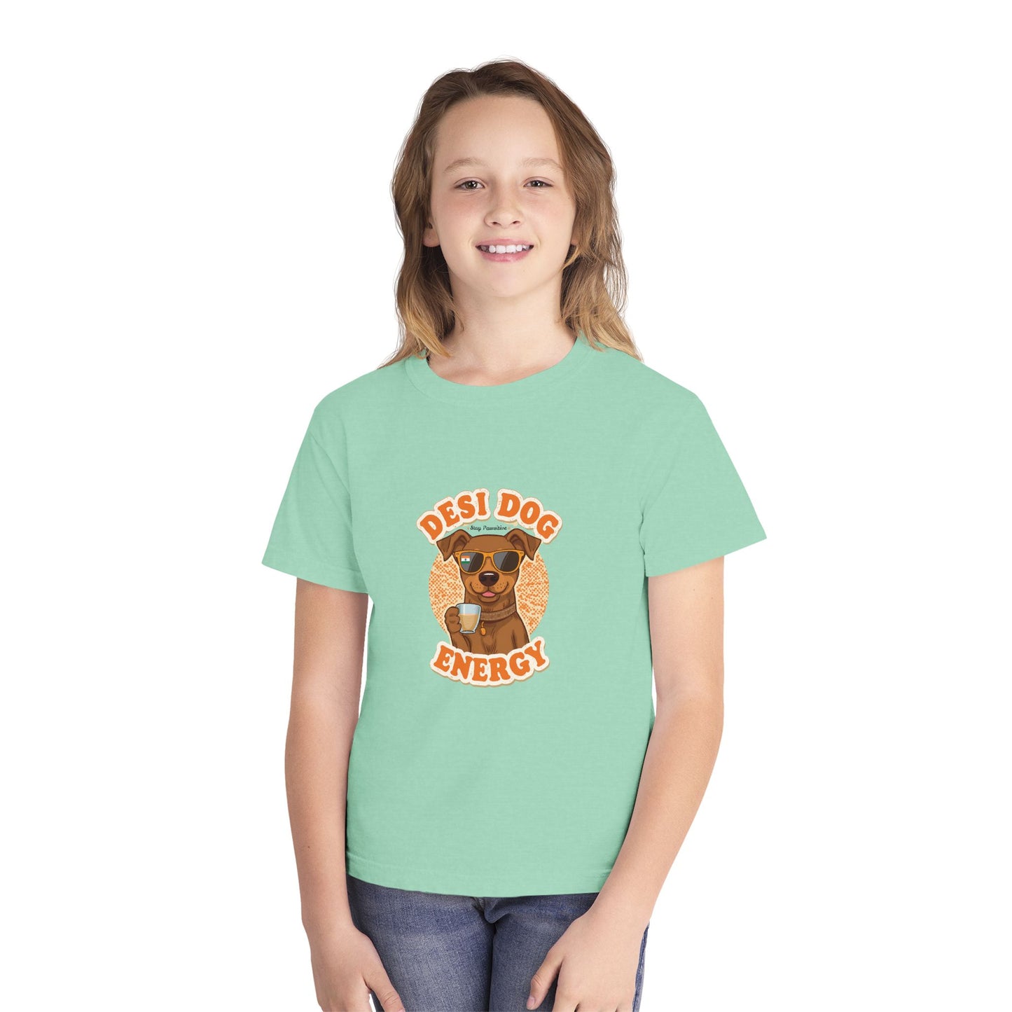 Pawsitive Vibes Youth Dog Tee