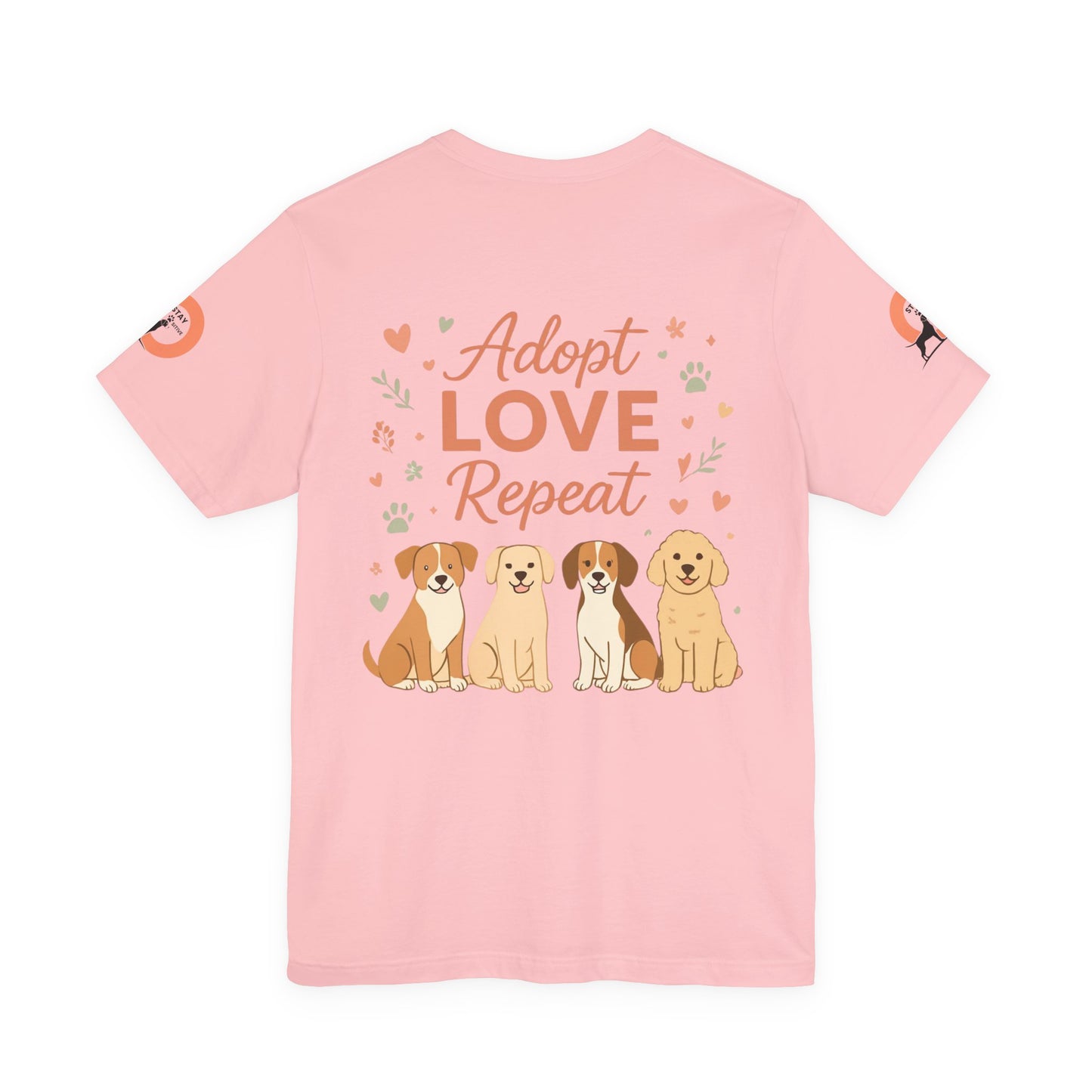My Therapist Has Four Legs Tee — Adopt Love Repeat Dog Lover T-Shirt