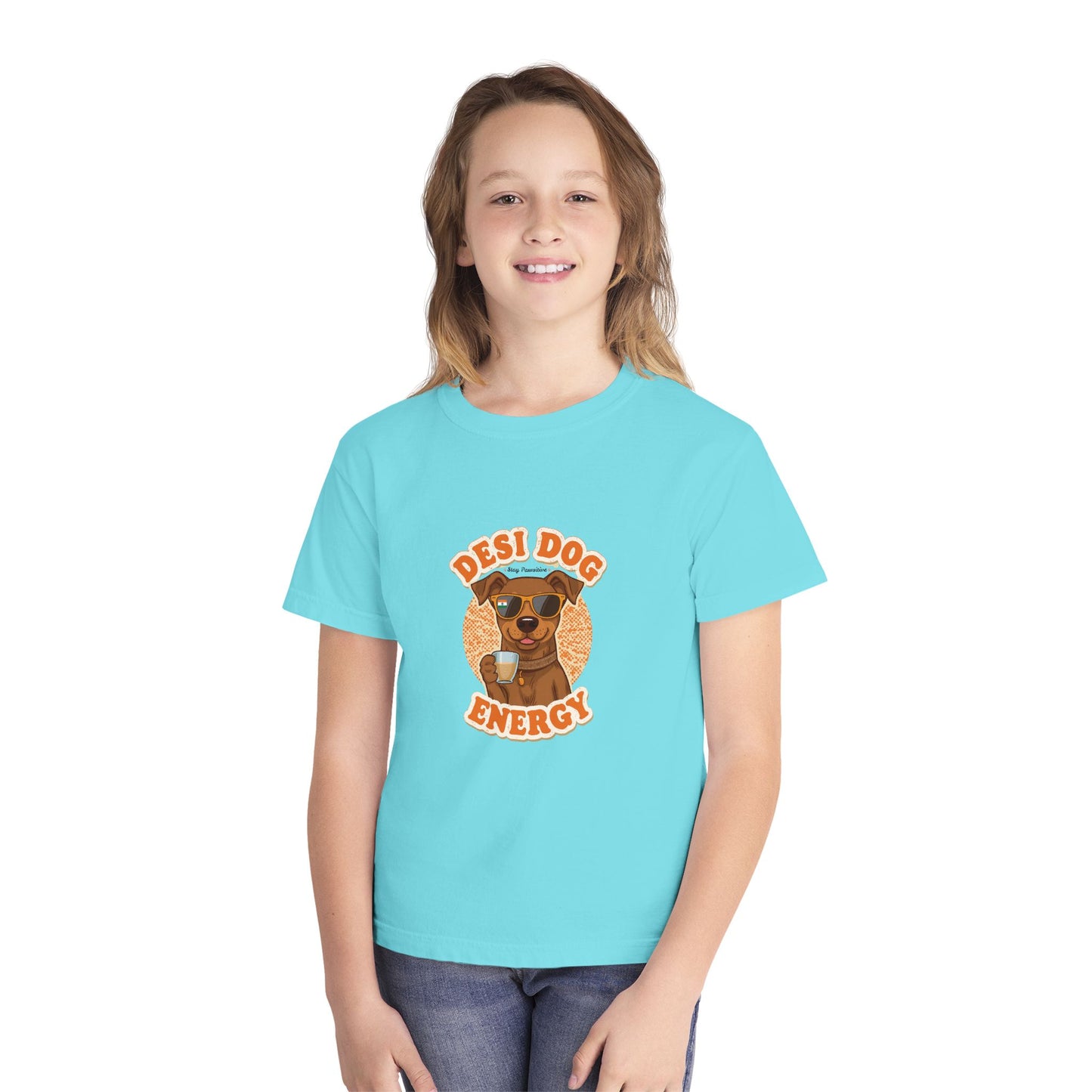 Pawsitive Vibes Youth Dog Tee