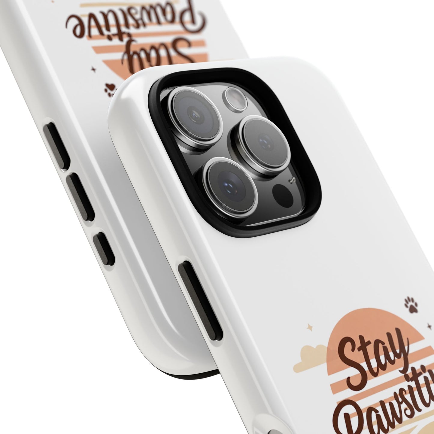 Stay Pawsitive Phone Case