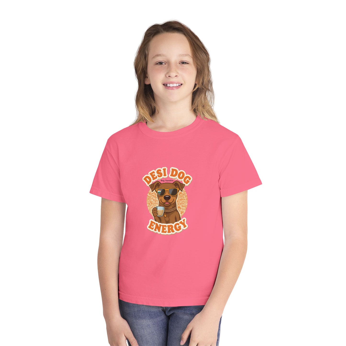 Pawsitive Vibes Youth Dog Tee