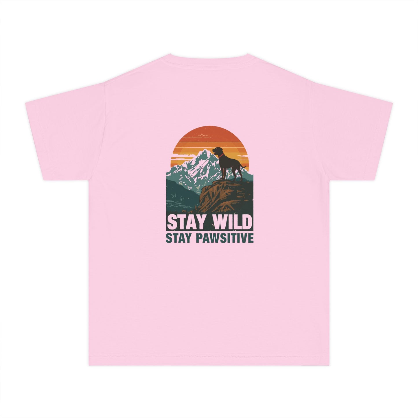 Pawsitive Vibes Youth Dog Tee