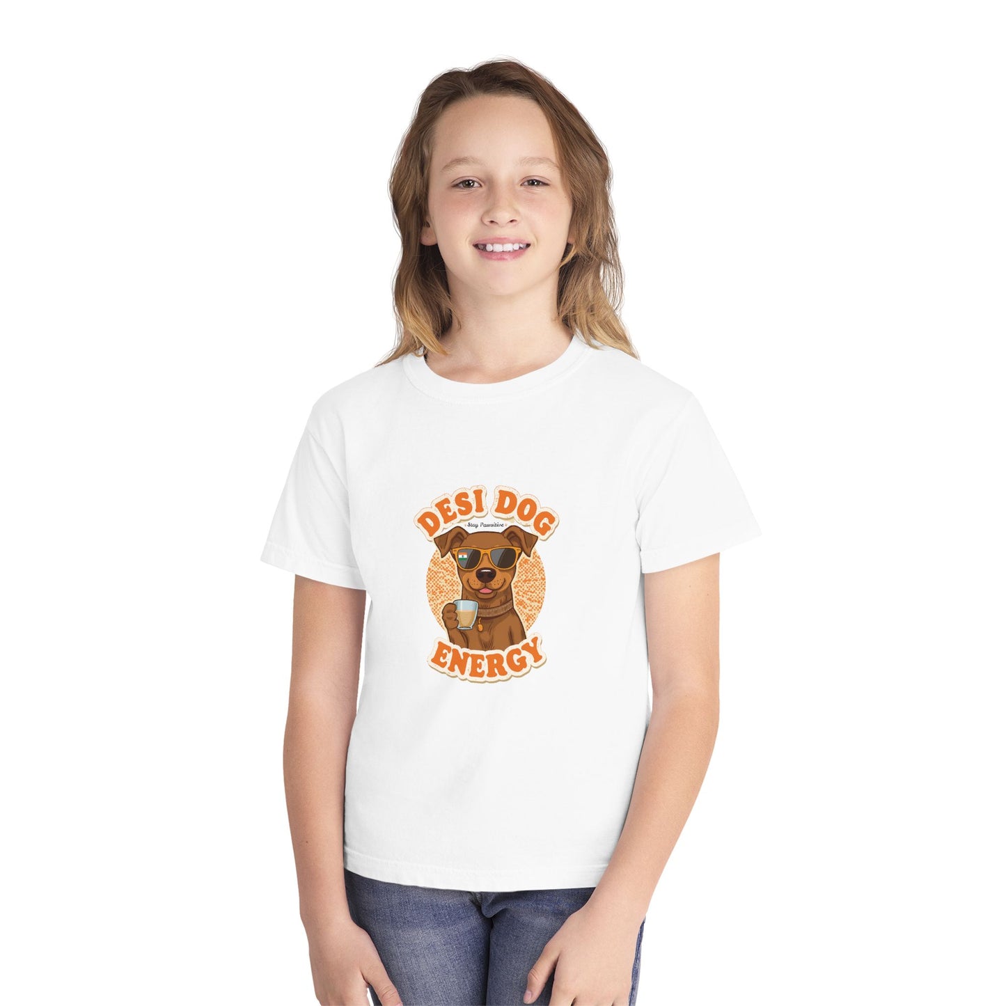 Pawsitive Vibes Youth Dog Tee