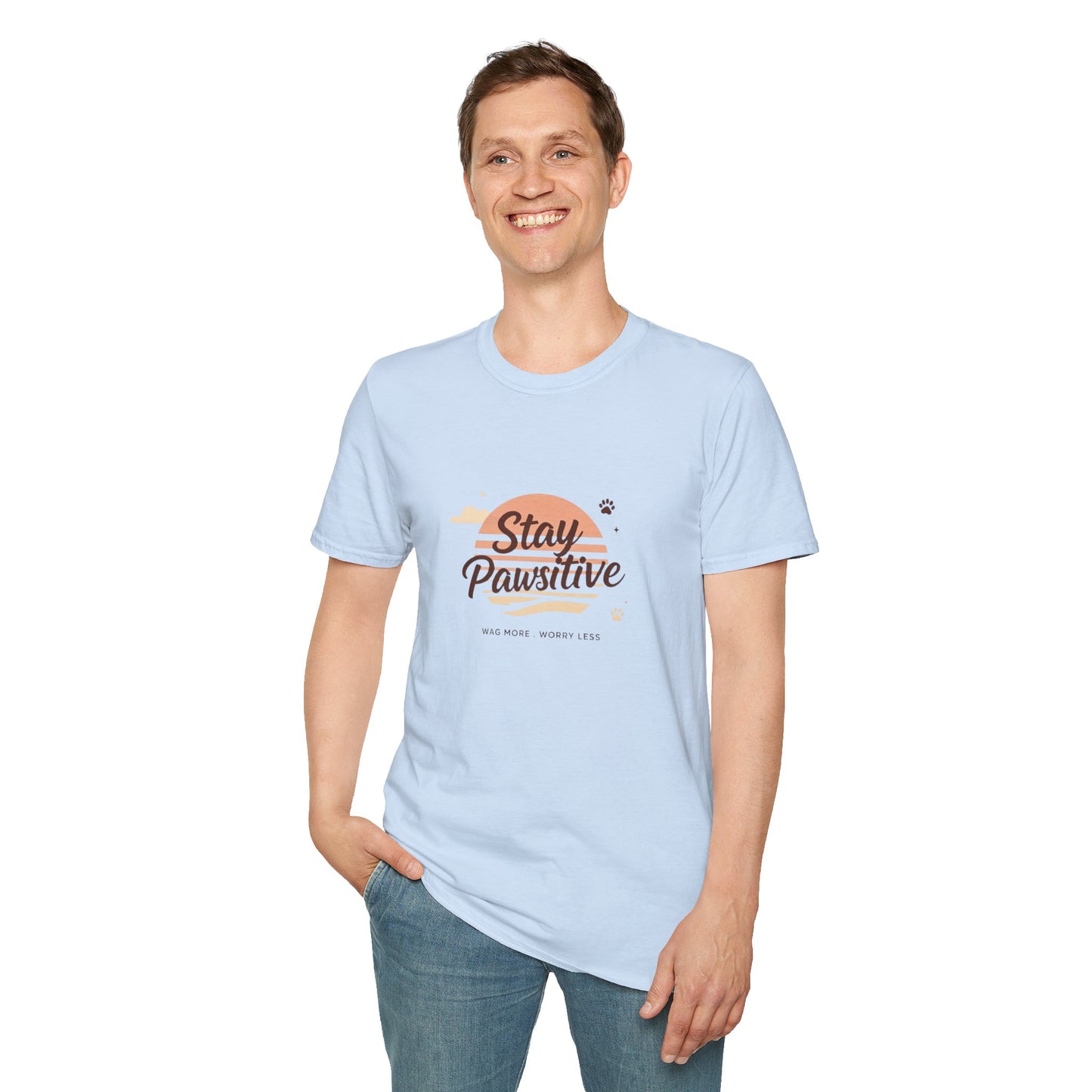 Stay Pawsitive Premium Tee