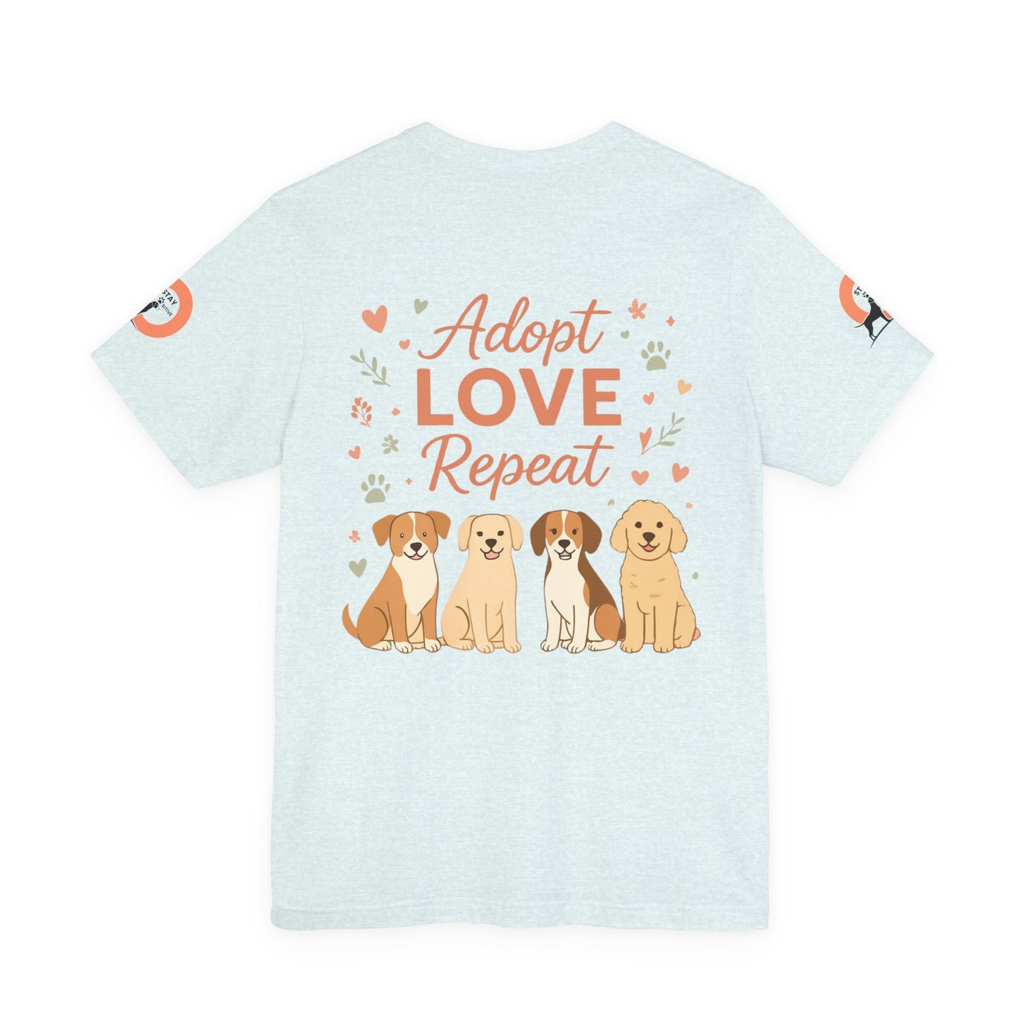 My Therapist Has Four Legs Tee — Adopt Love Repeat Dog Lover T-Shirt