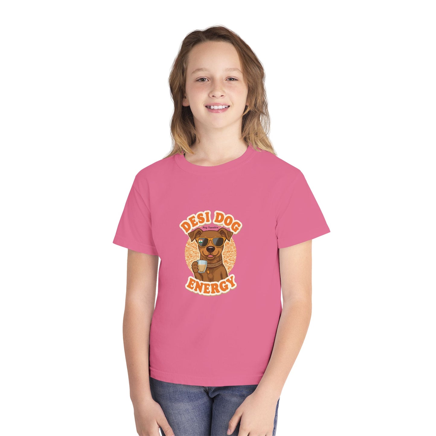 Pawsitive Vibes Youth Dog Tee