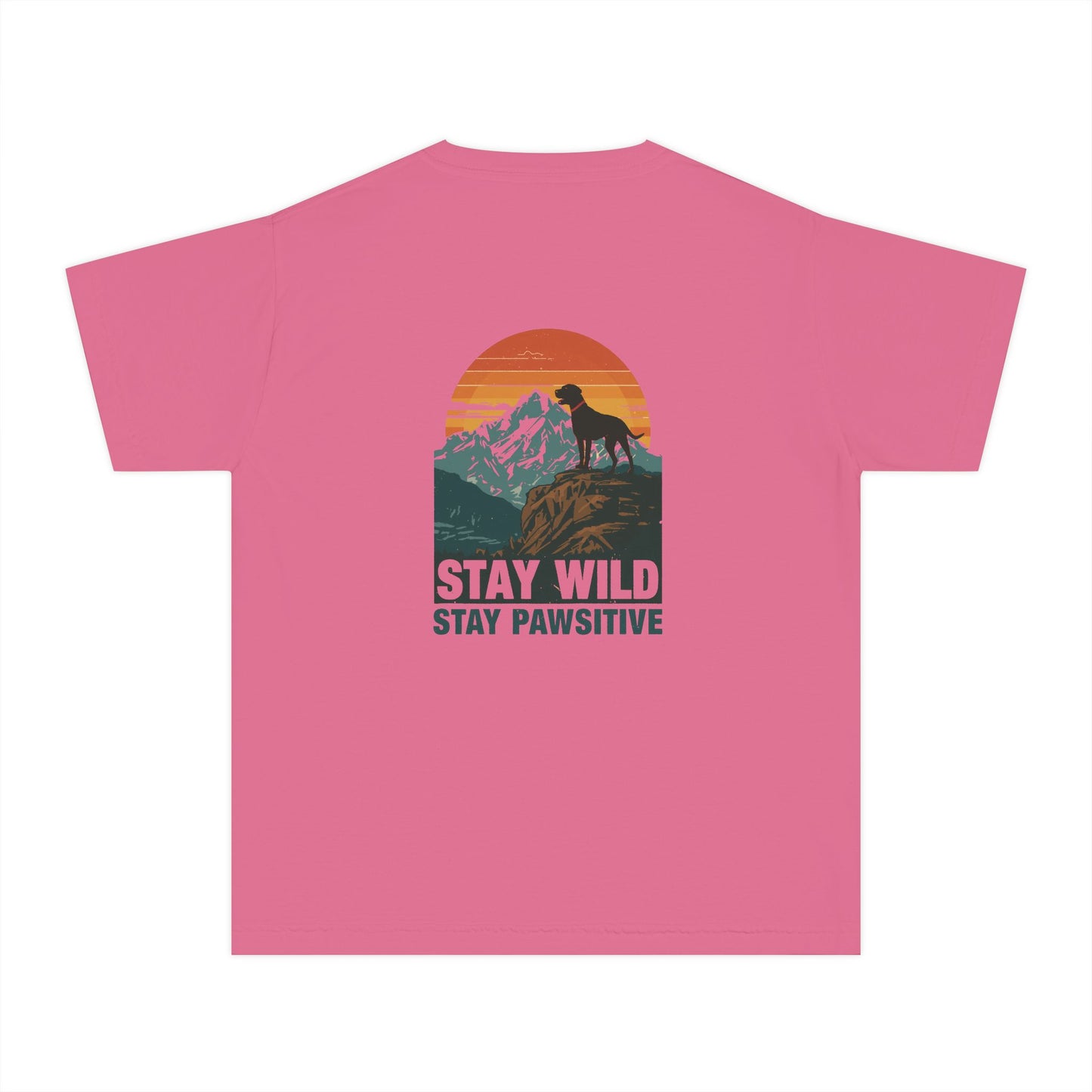 Pawsitive Vibes Youth Dog Tee