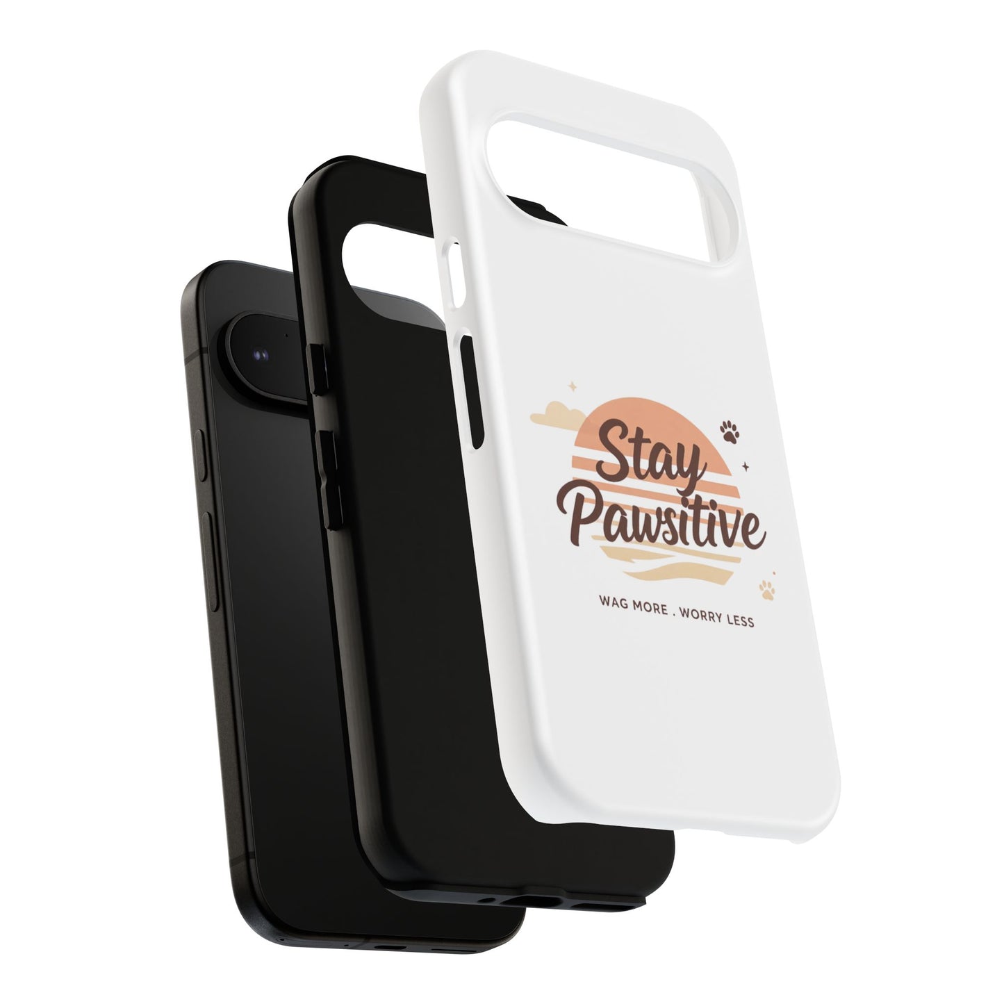 Stay Pawsitive Phone Case