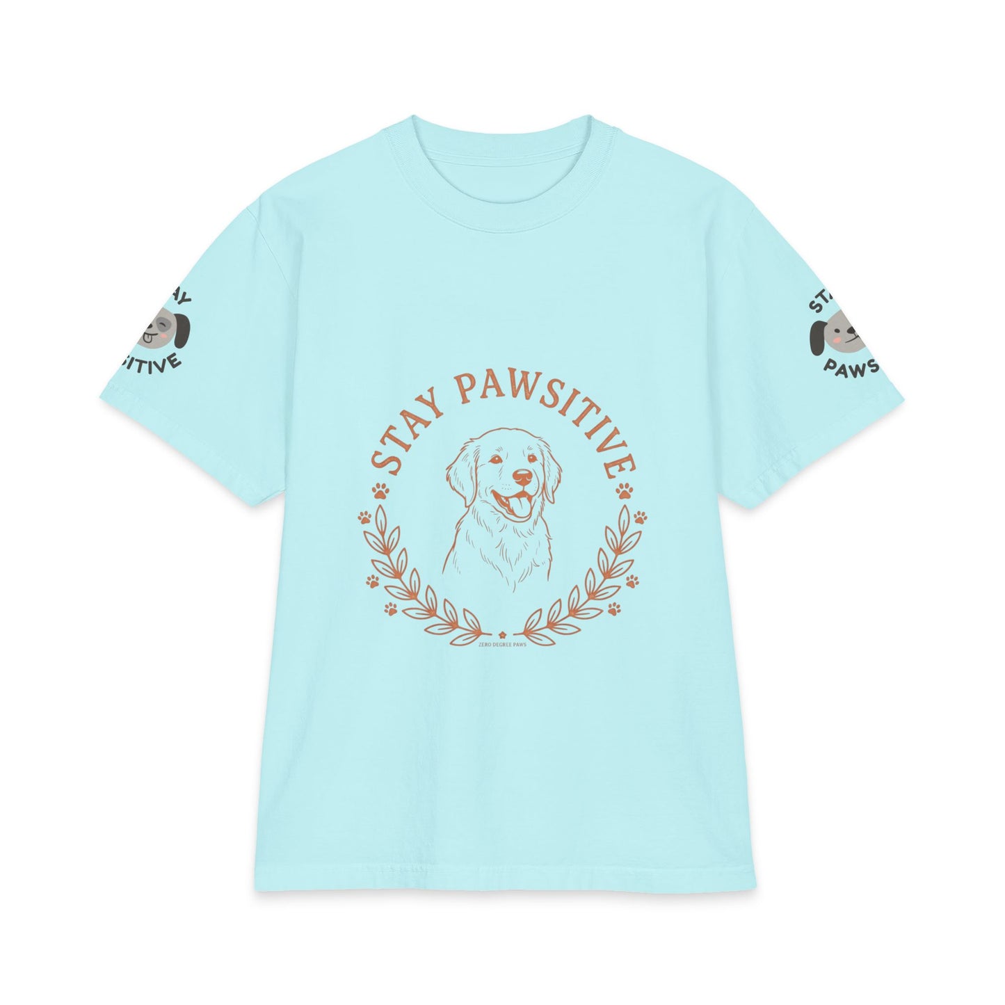 Stay Pawsitive Dog T-Shirt — "Home Is Where My Dog Is" Cozy Pet Lover Tee