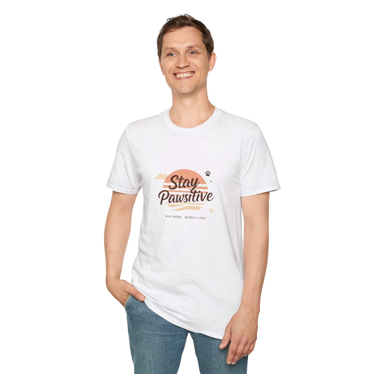 Stay Pawsitive Premium Tee