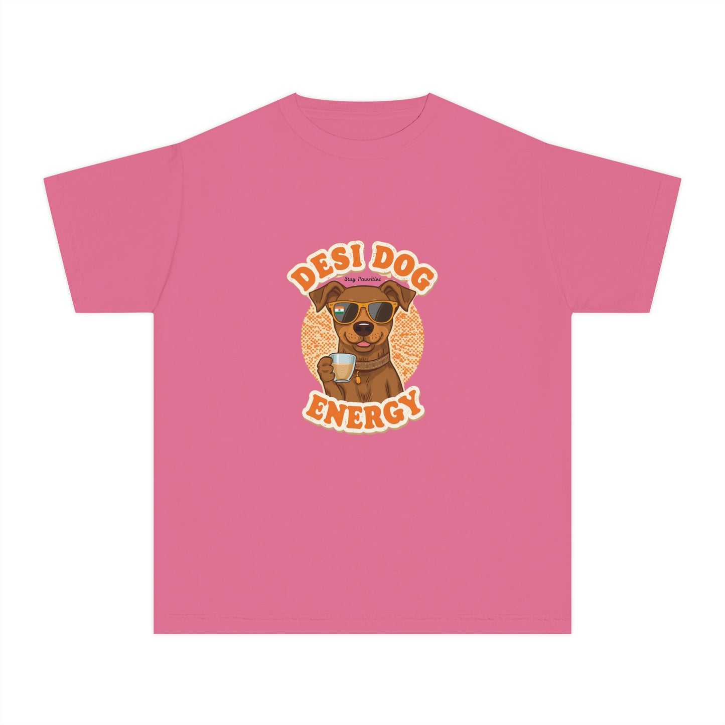 Pawsitive Vibes Youth Dog Tee
