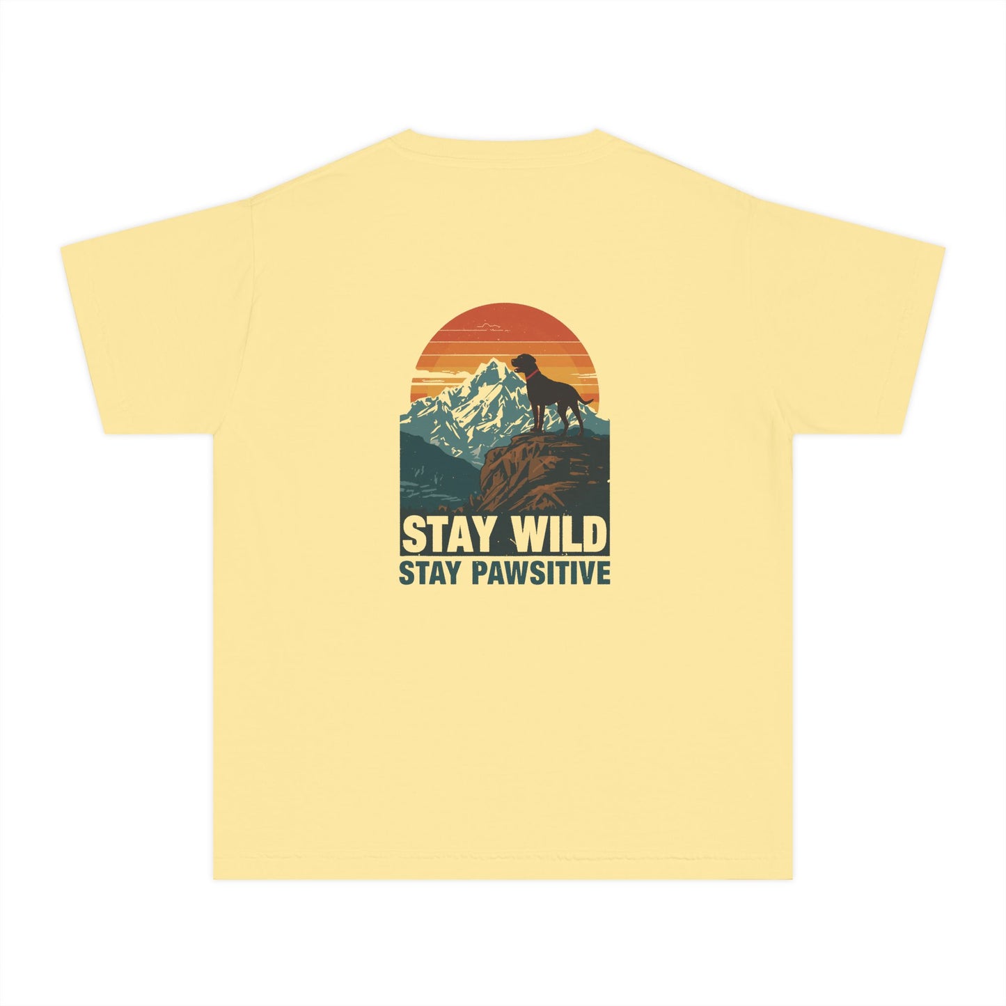 Pawsitive Vibes Youth Dog Tee