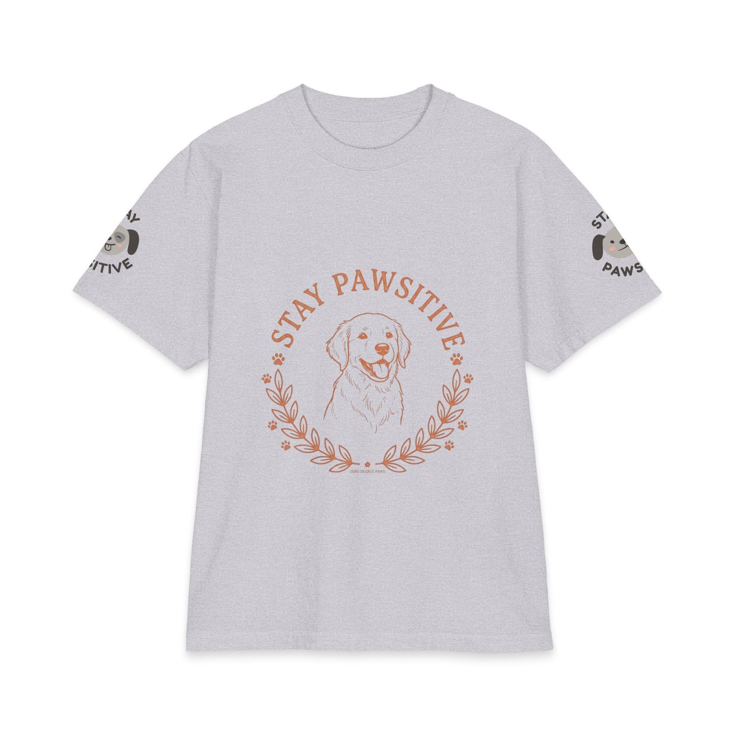 Stay Pawsitive Dog T-Shirt — "Home Is Where My Dog Is" Cozy Pet Lover Tee