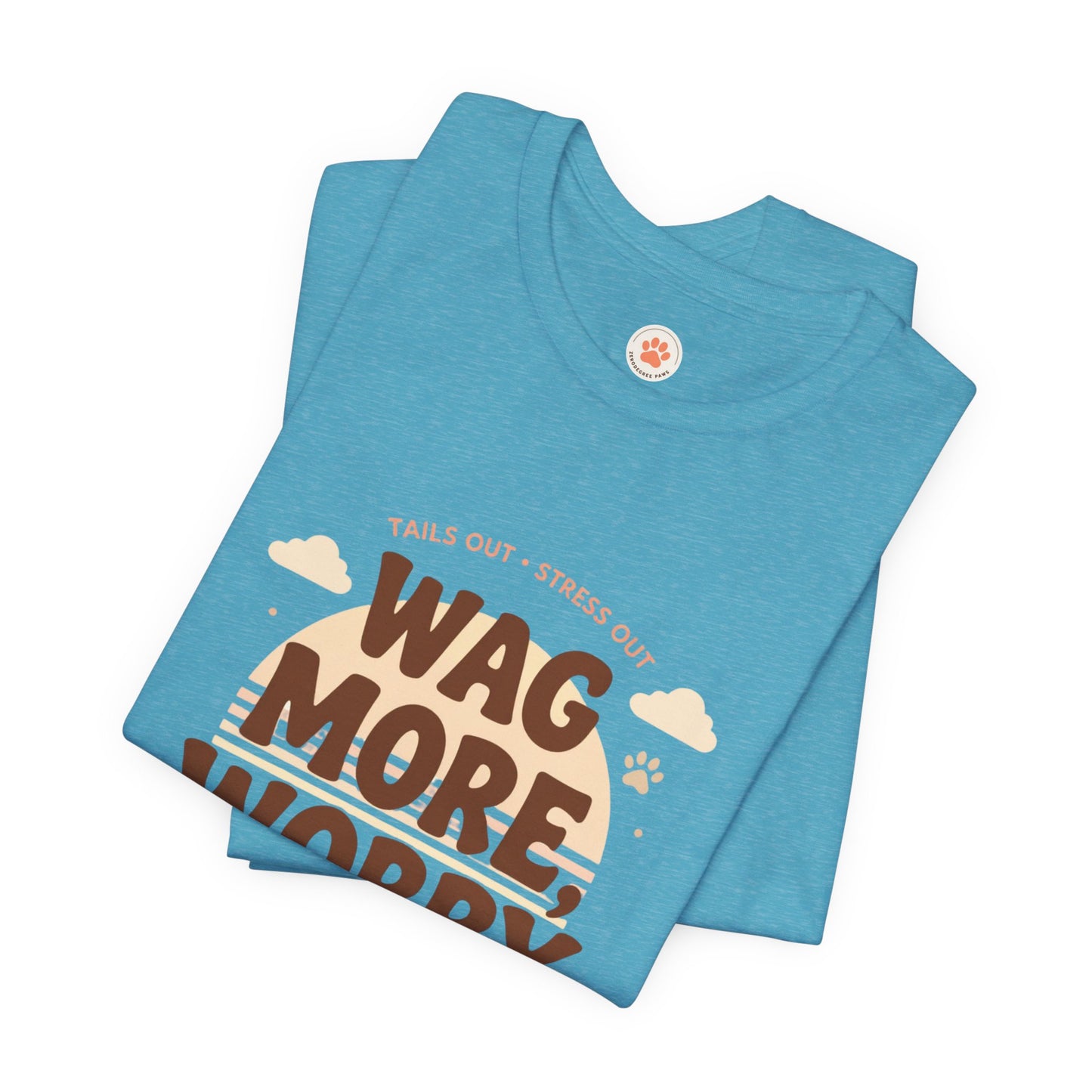 Stay Pawsitive Unisex Dog Lover Tee – Cute Graphic Shirt