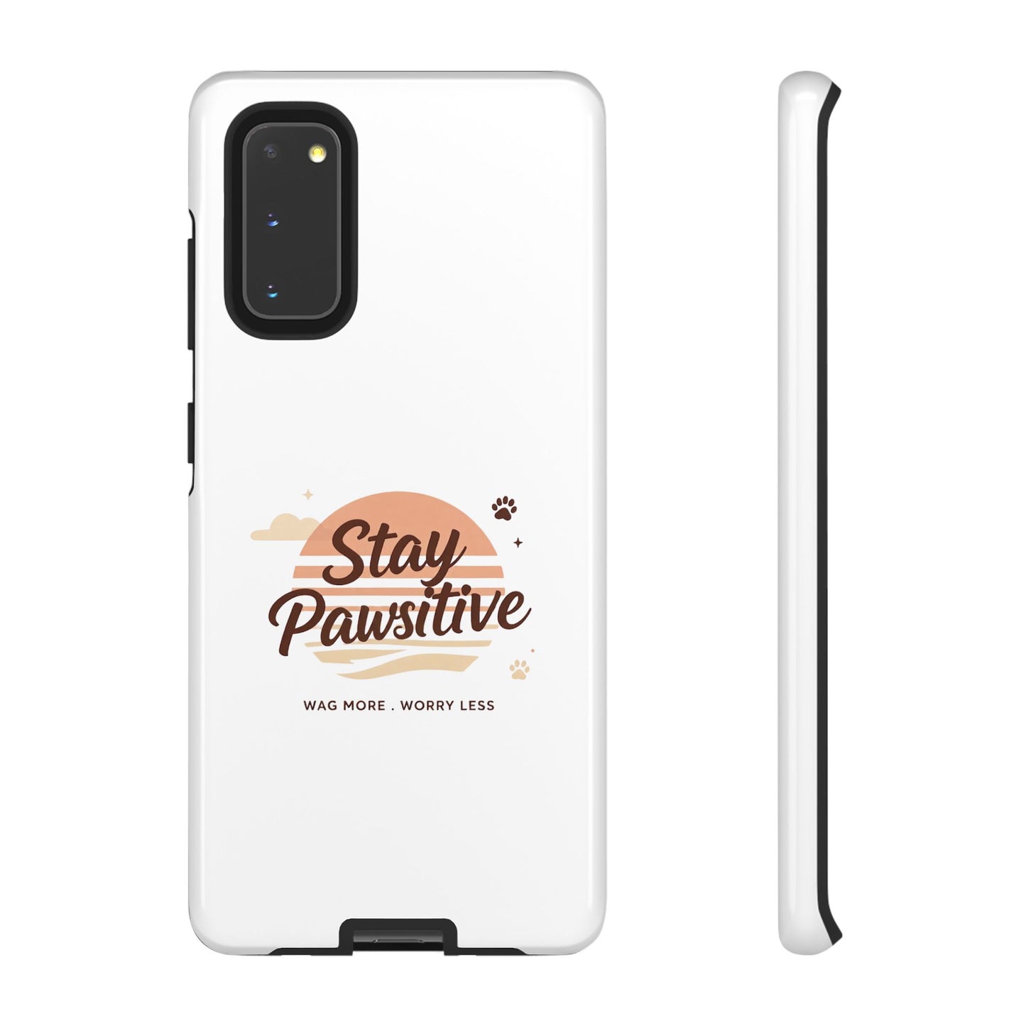 Stay Pawsitive Phone Case