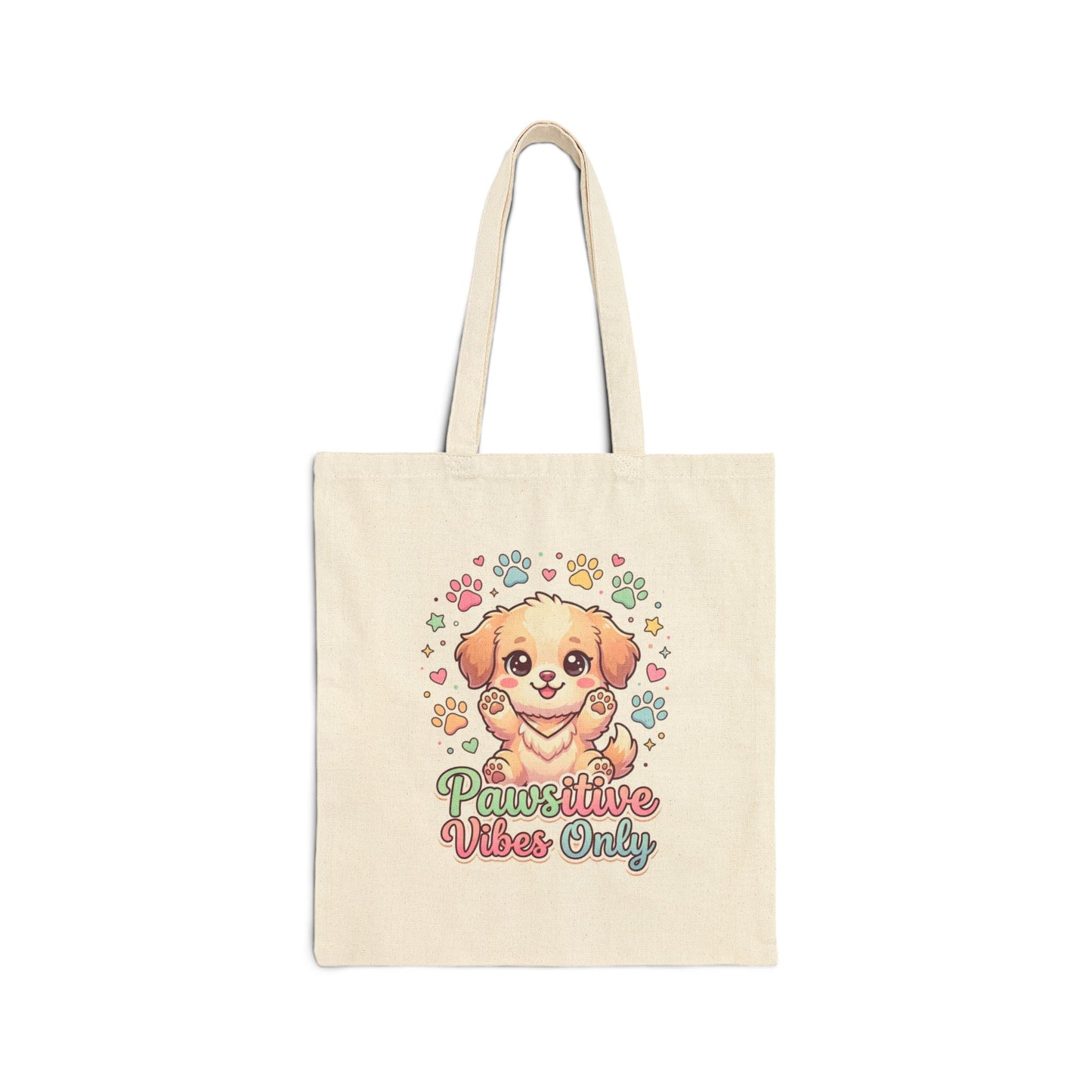 Pawsitive Vibes Only Tote Bag