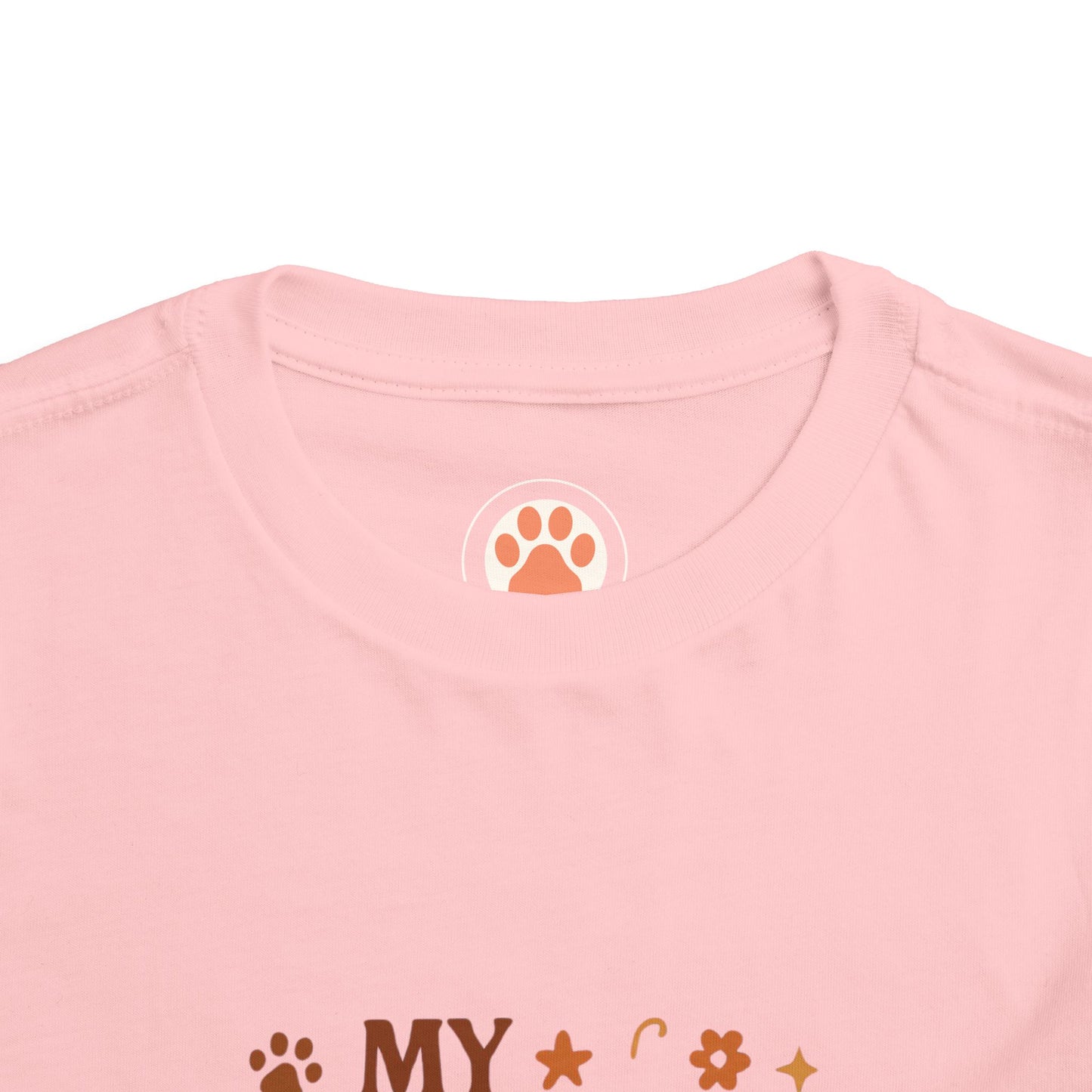 Toddler Tee — "My Therapist Has Four Legs" / "Adopt Love Repeat" Puppy Rescue Shirt