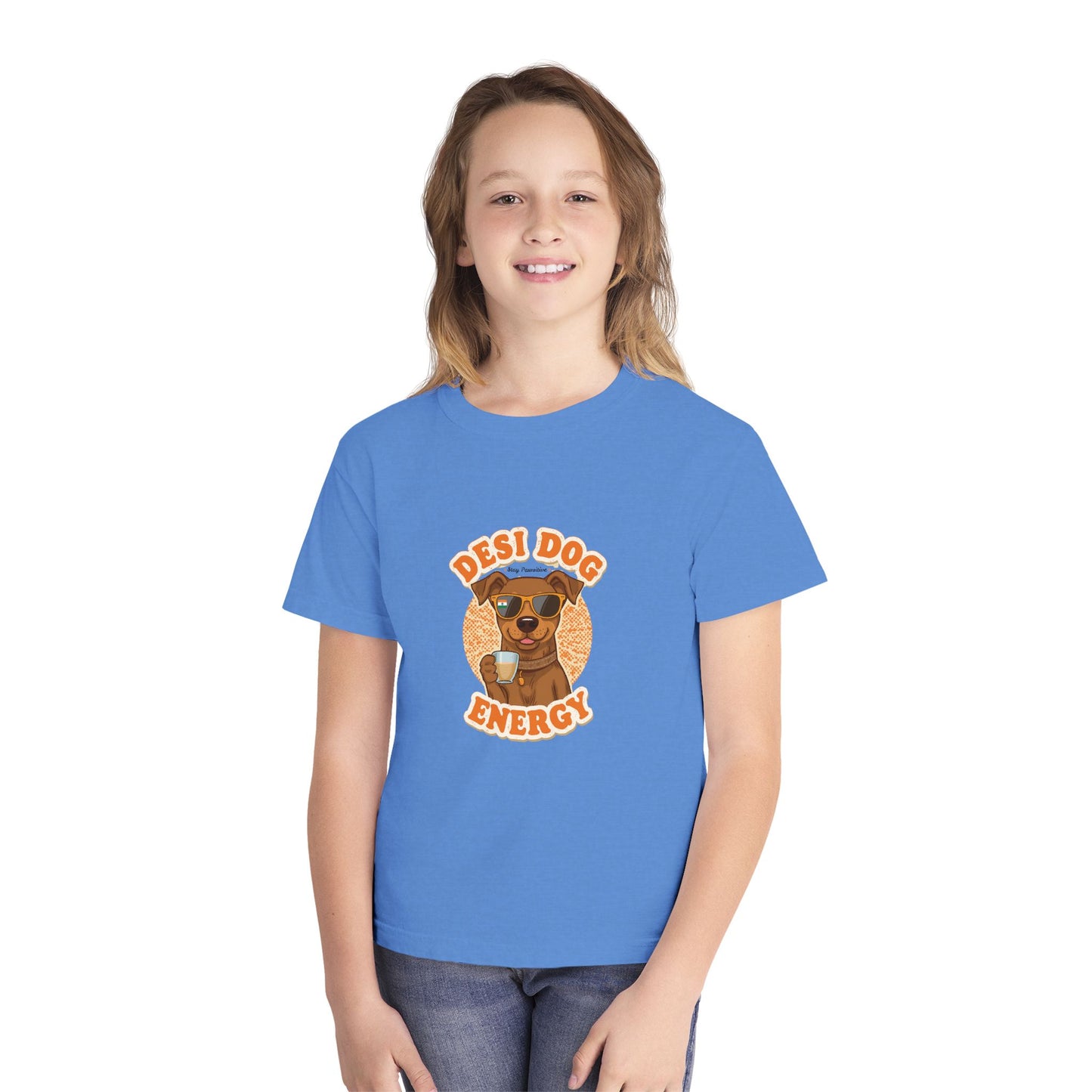 Pawsitive Vibes Youth Dog Tee