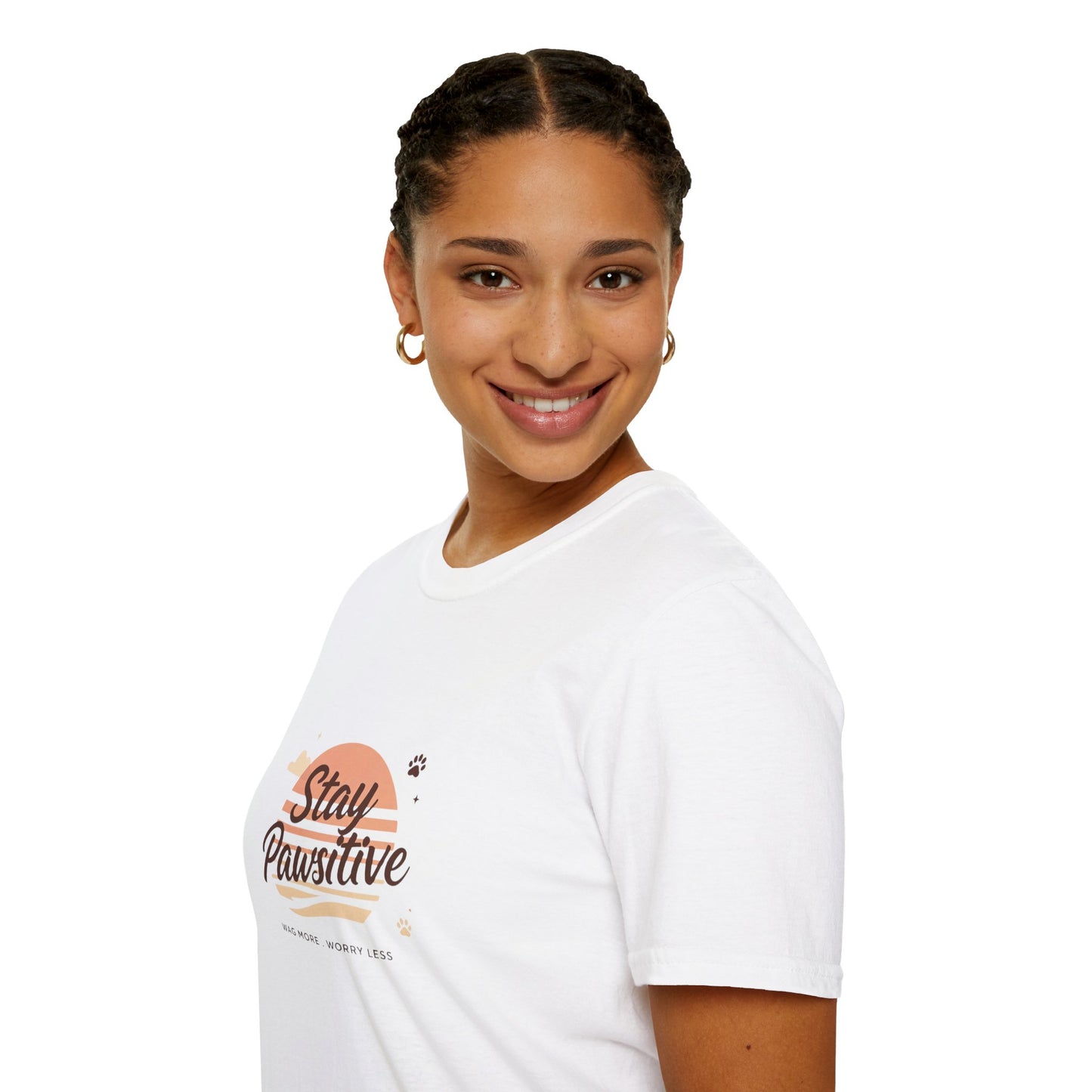 Stay Pawsitive Premium Tee