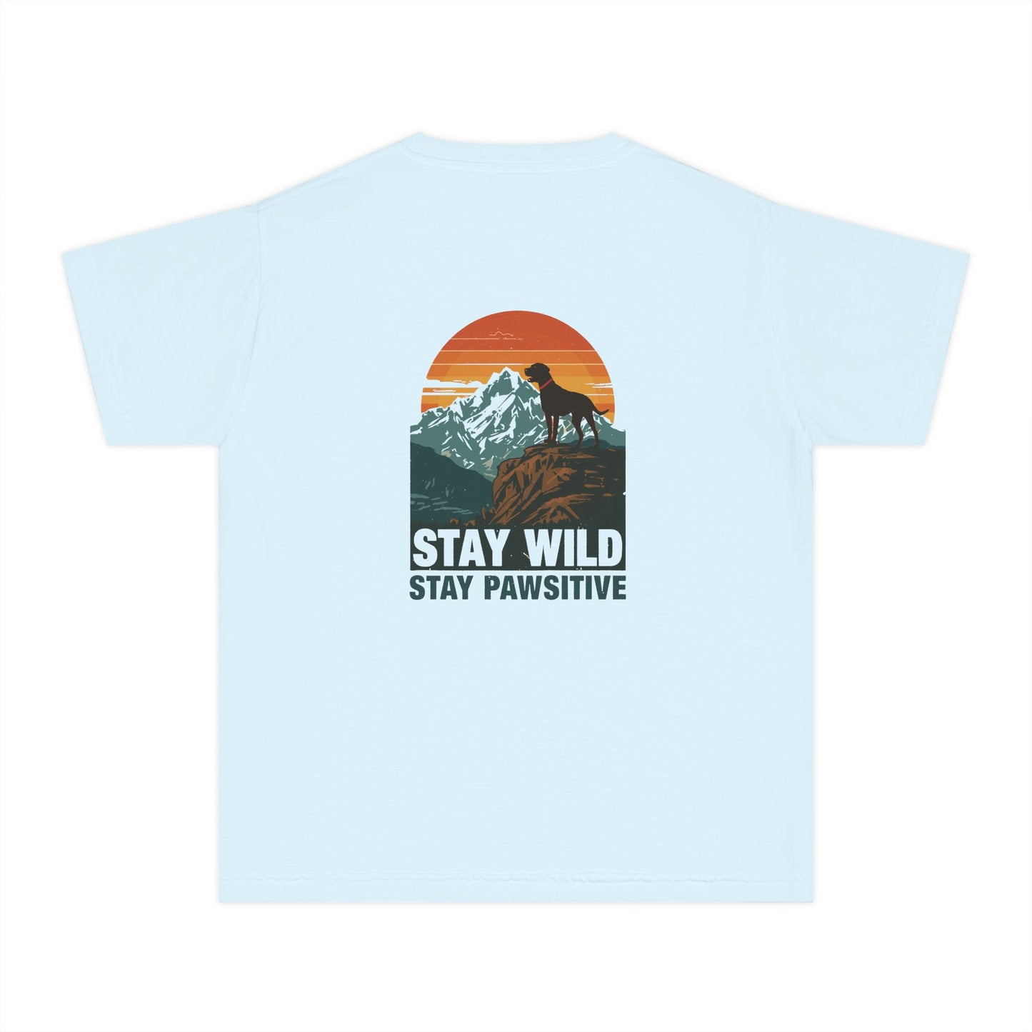 Pawsitive Vibes Youth Dog Tee