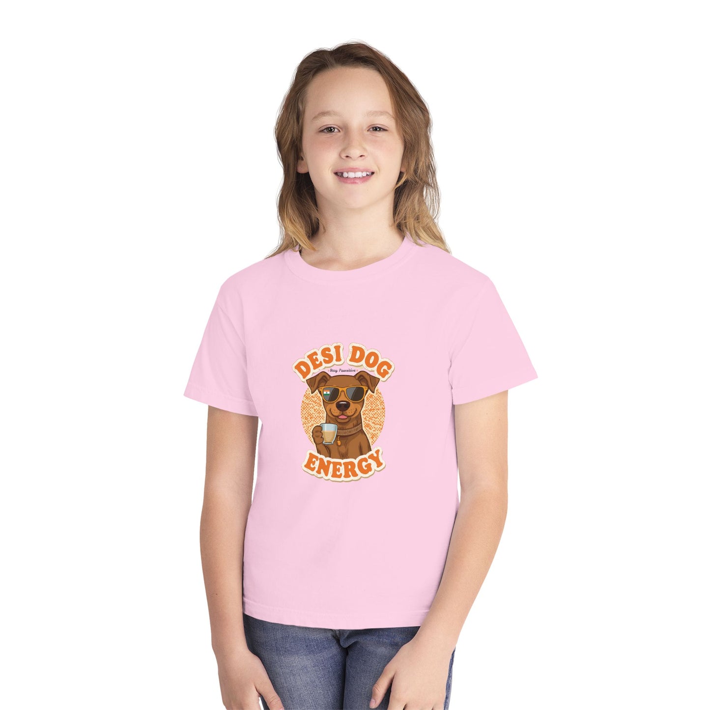 Pawsitive Vibes Youth Dog Tee