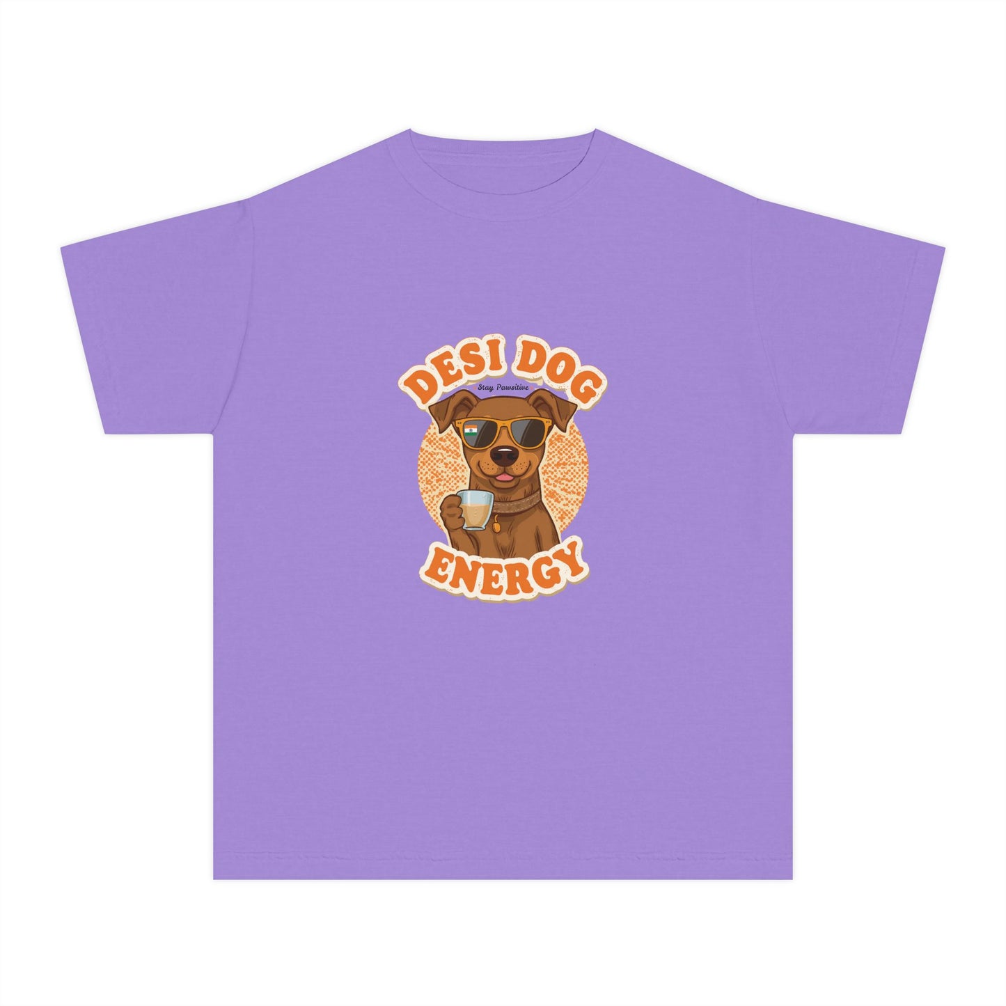 Pawsitive Vibes Youth Dog Tee