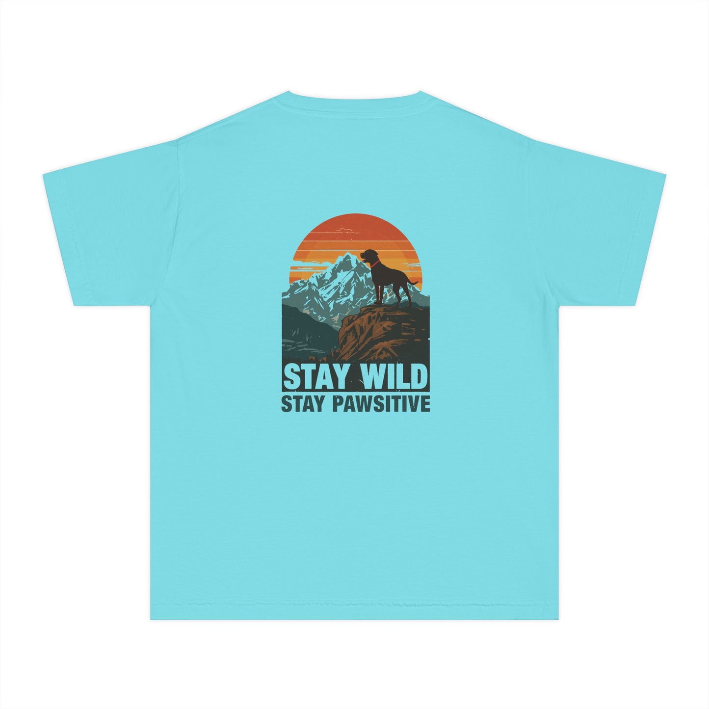 Pawsitive Vibes Youth Dog Tee