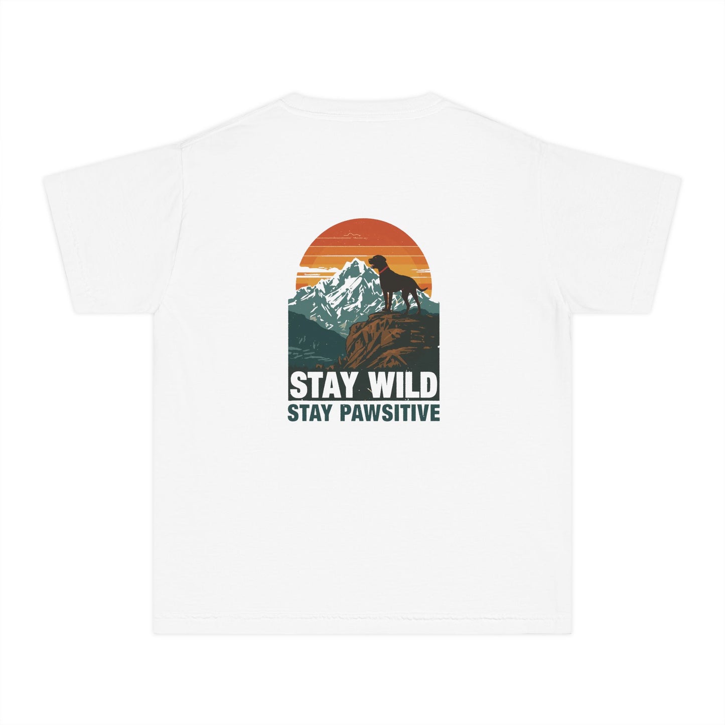Pawsitive Vibes Youth Dog Tee