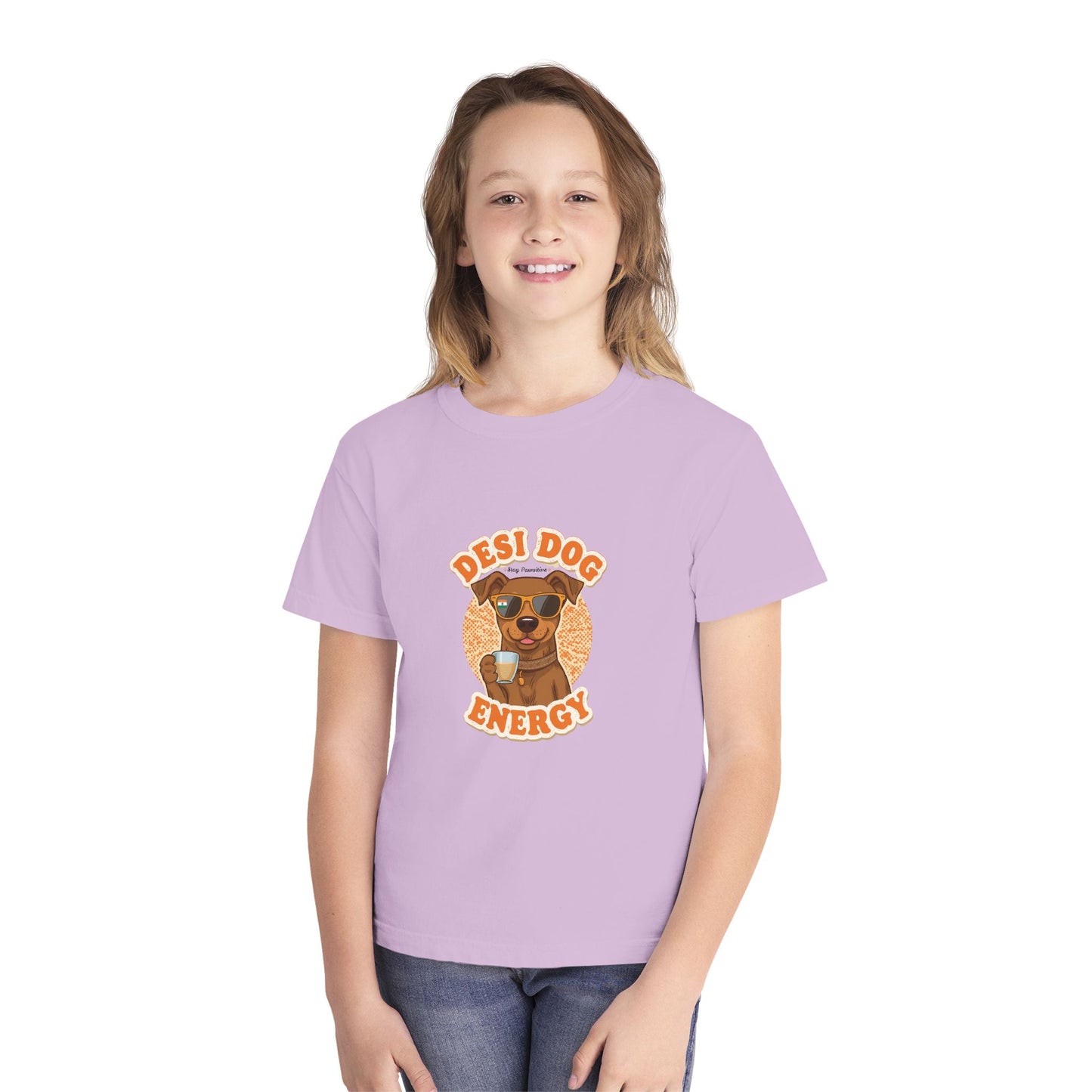 Pawsitive Vibes Youth Dog Tee