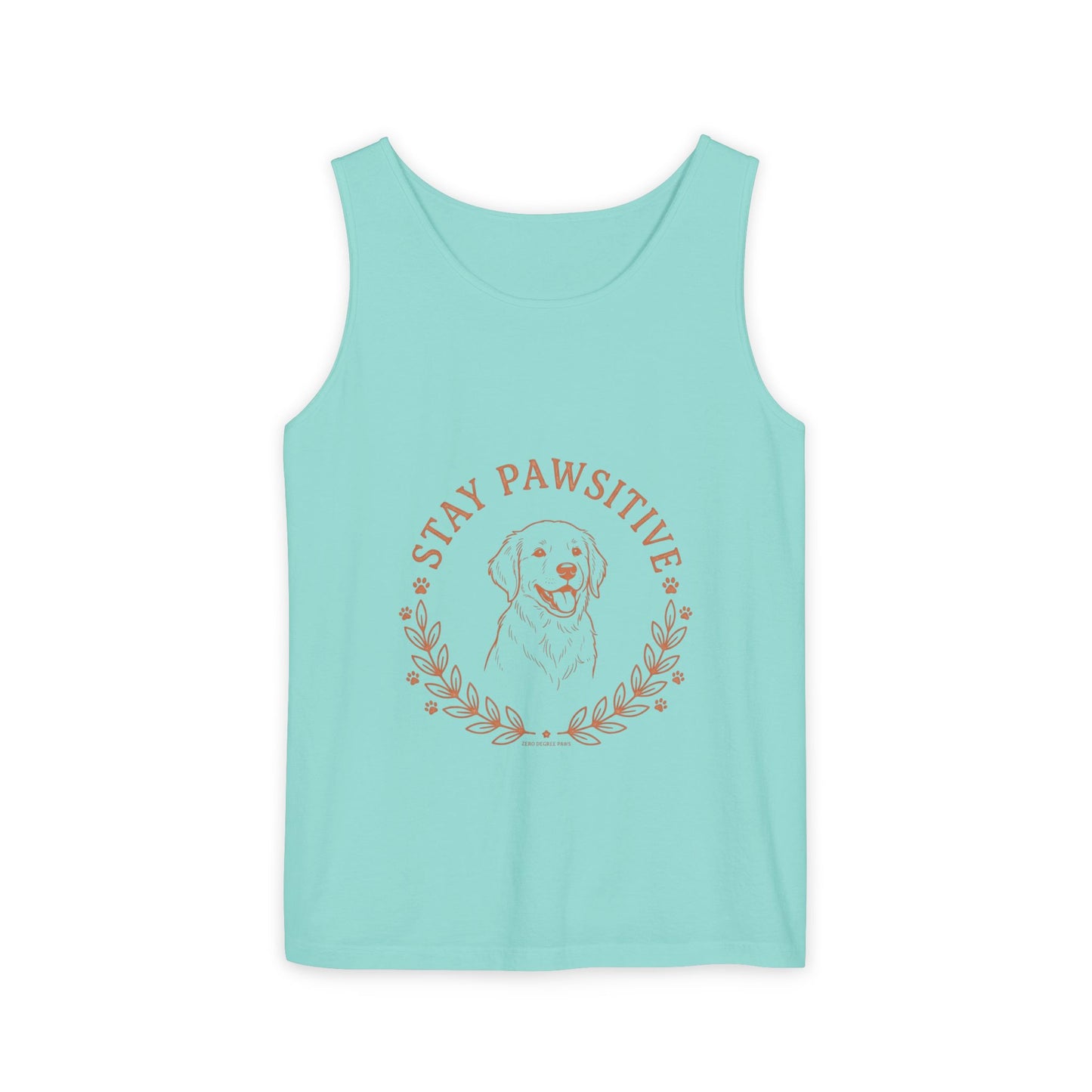 Stay Pawsitive Dog Tank — "Home Is Where My Dog Is" Graphic Tank Top